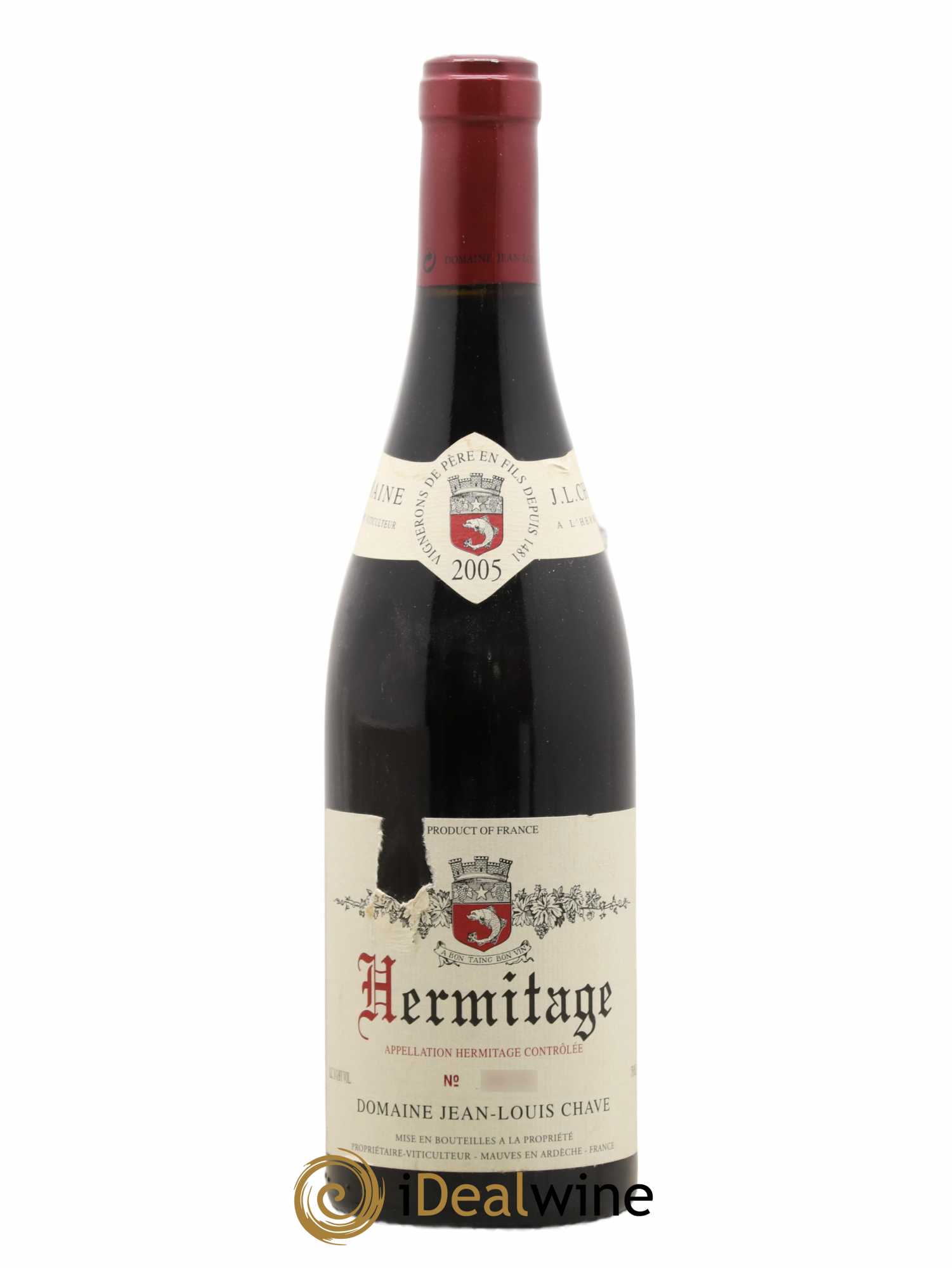 Hermitage Jean-Louis Chave 2005 - Lot de 1 bouteille - 0