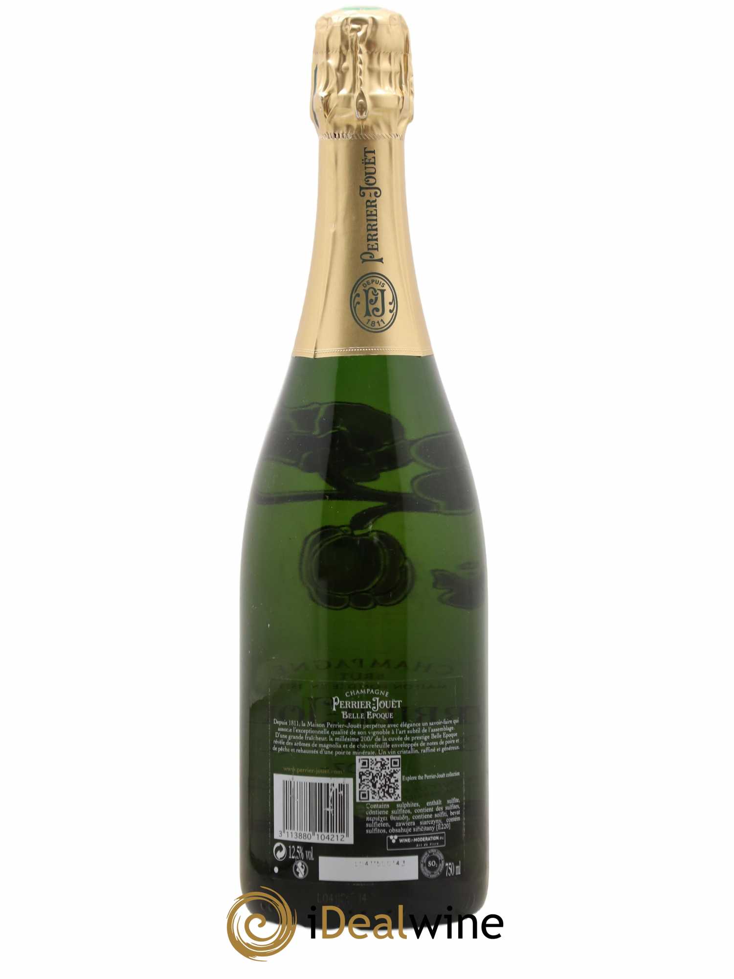 Cuvée Belle Epoque Brut Perrier-Jouët 2007 - Lot de 1 bouteille - 1
