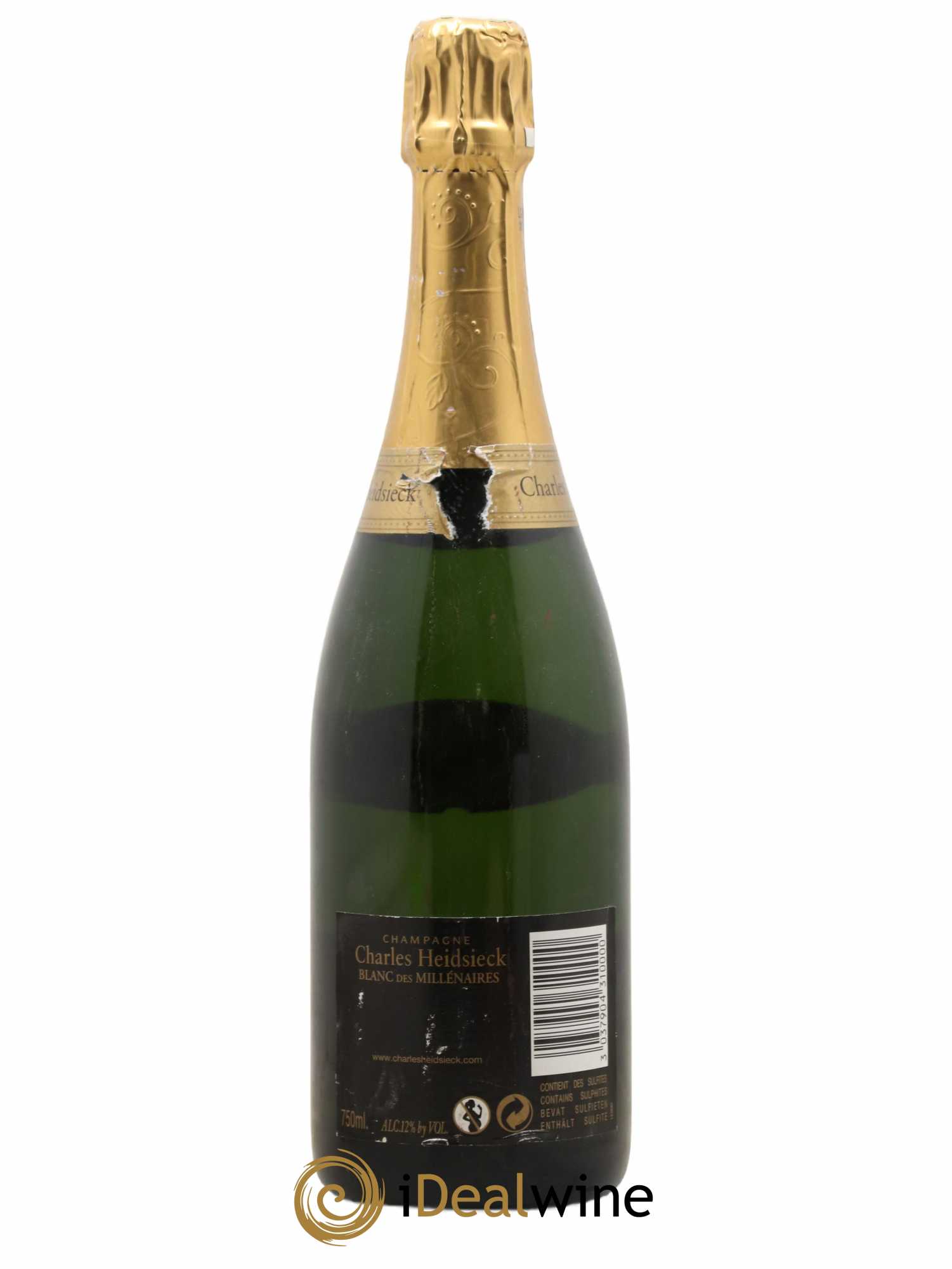 Blanc de Blancs Blanc des Millénaires Brut Charles Heidsieck 1995 - Lot de 1 bouteille - 1