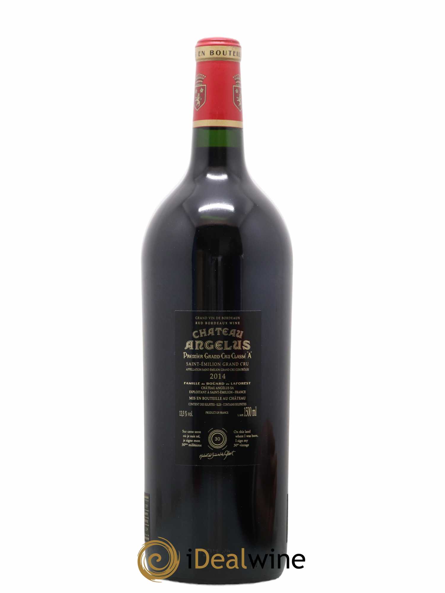 Château Angélus 1er Grand Cru Classé A 2014 - Lot de 1 magnum - 1