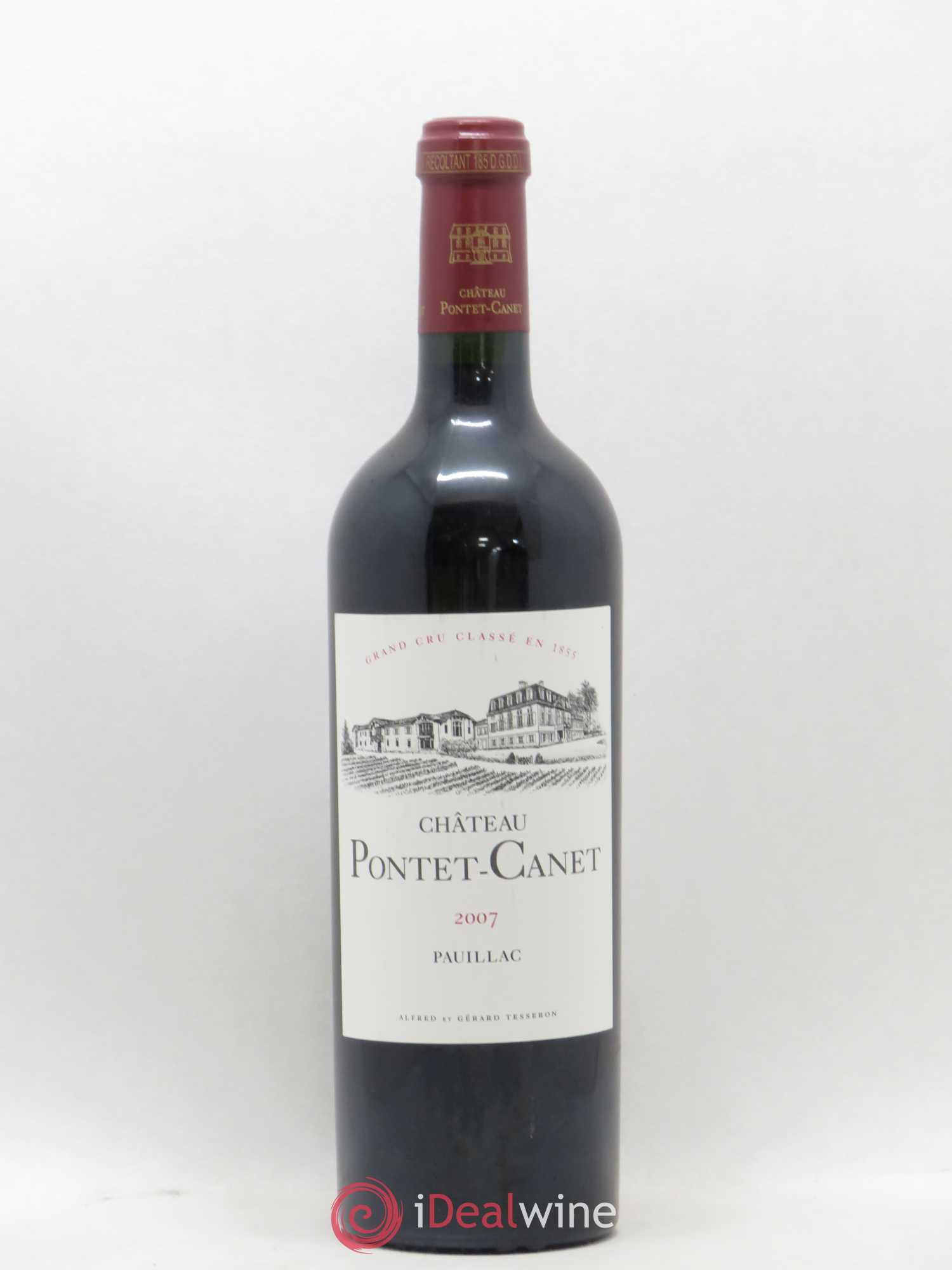 Château Pontet Canet 5ème Grand Cru Classé 2007 - Lot de 1 bouteille - 0