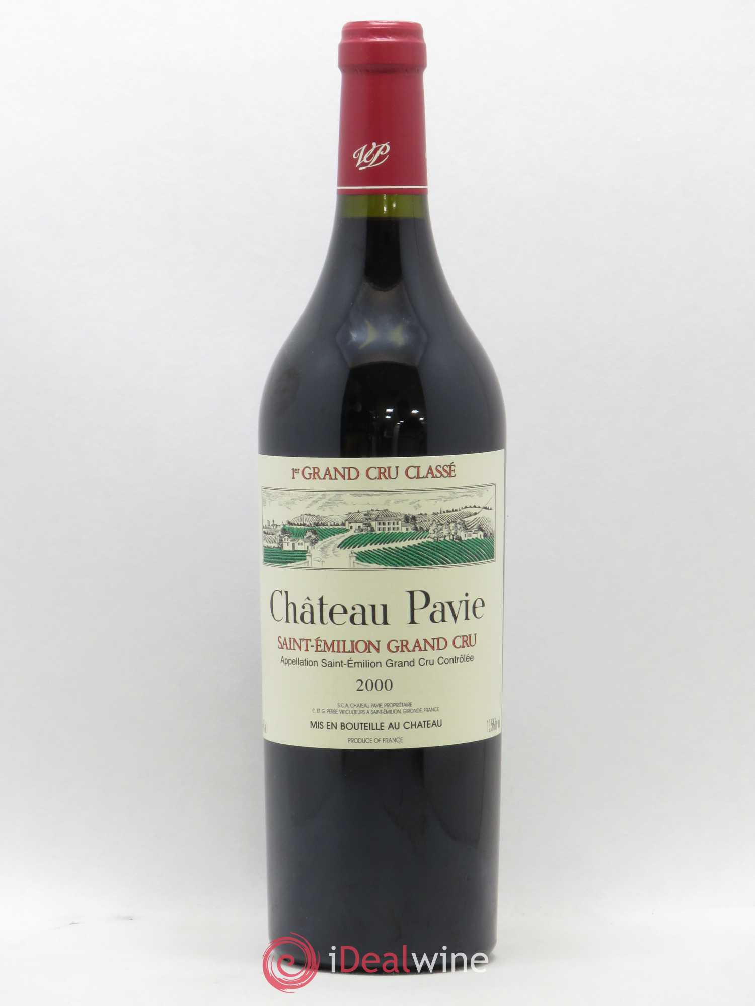 Château Pavie 1er Grand Cru Classé A 2000 - Lot de 1 bouteille - 0