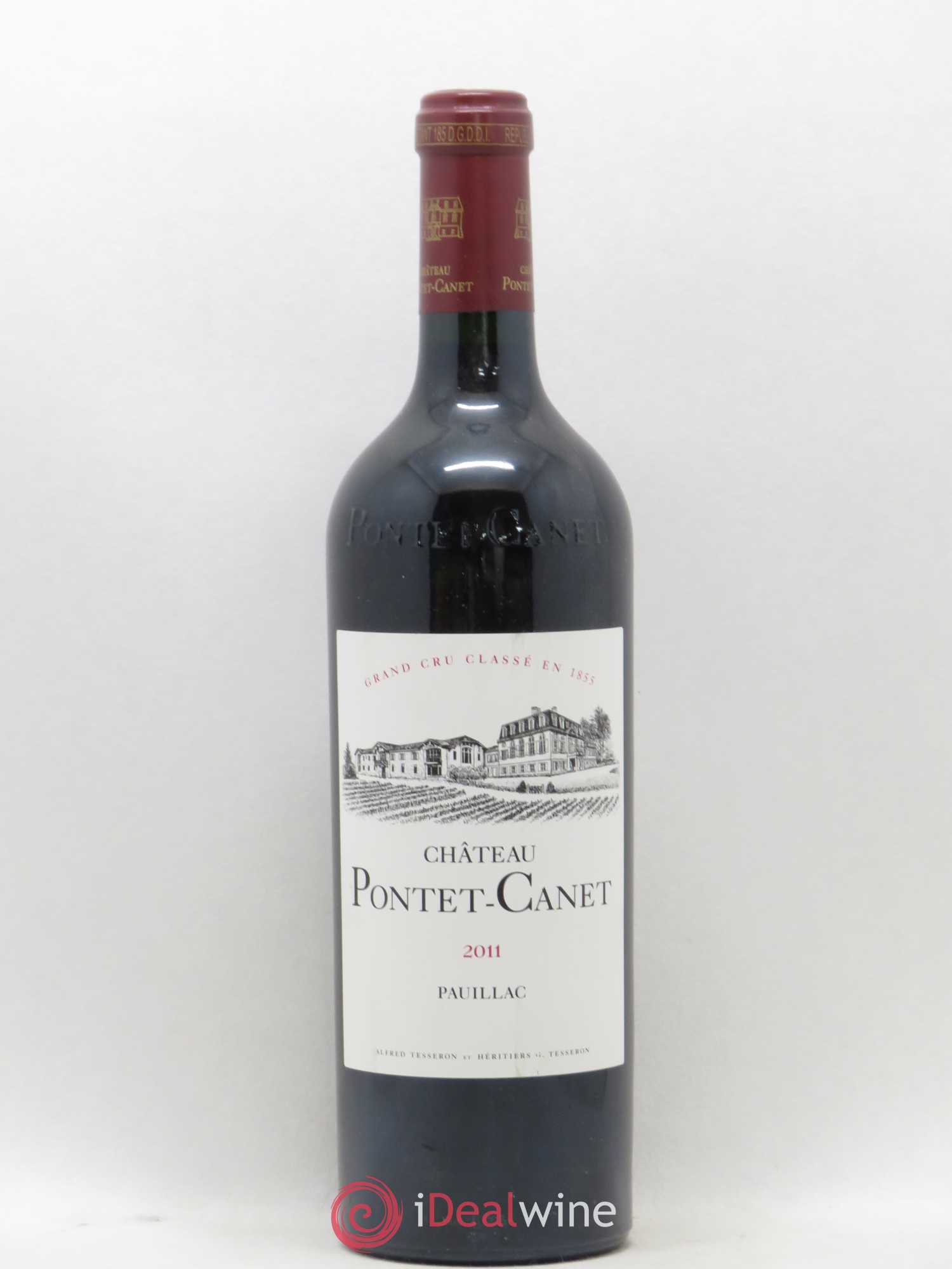 Château Pontet Canet 5ème Grand Cru Classé 2011 - Lot de 1 bouteille - 0