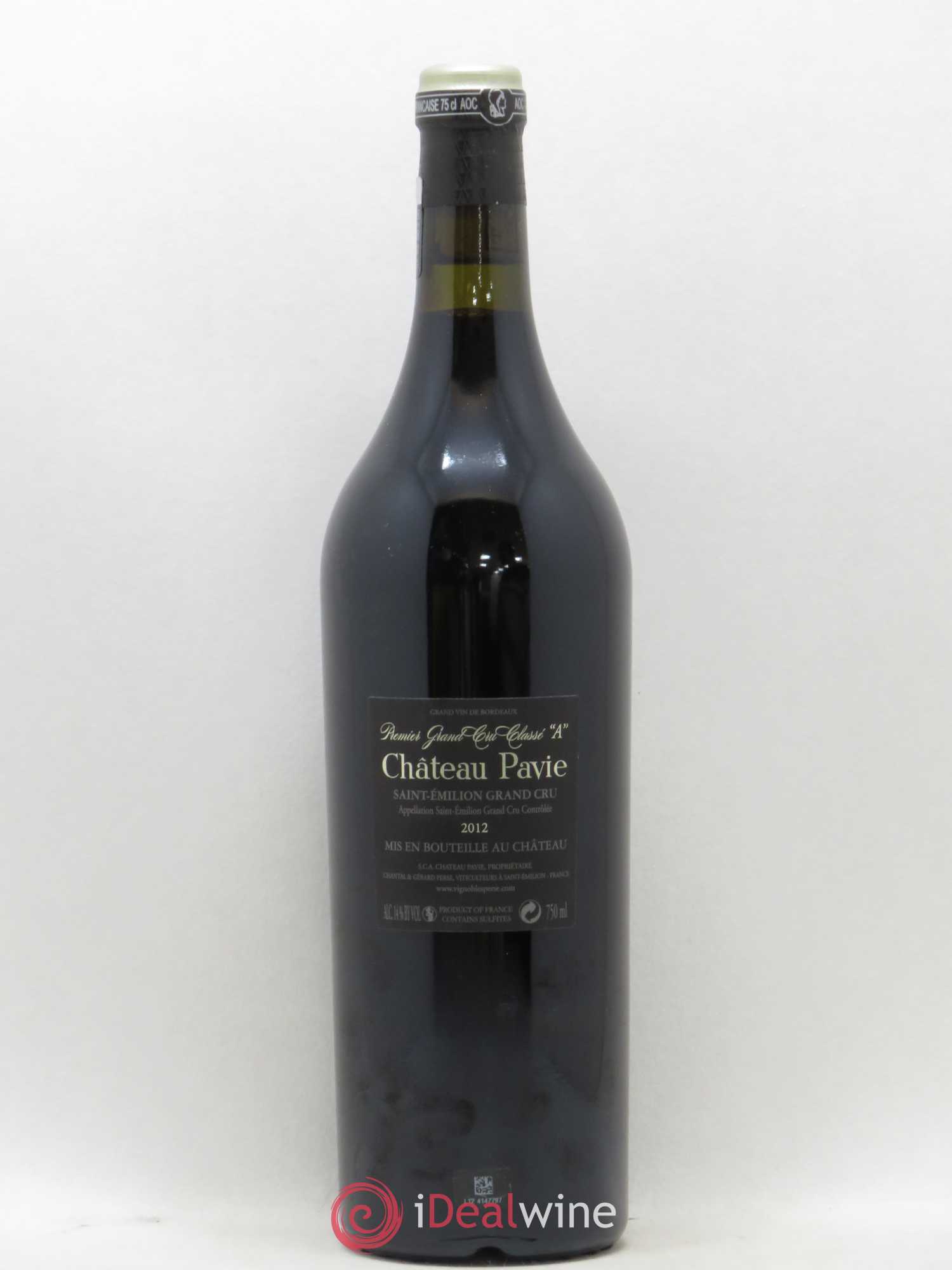 Château Pavie 1er Grand Cru Classé A 2012 - Lot de 1 bouteille - 1