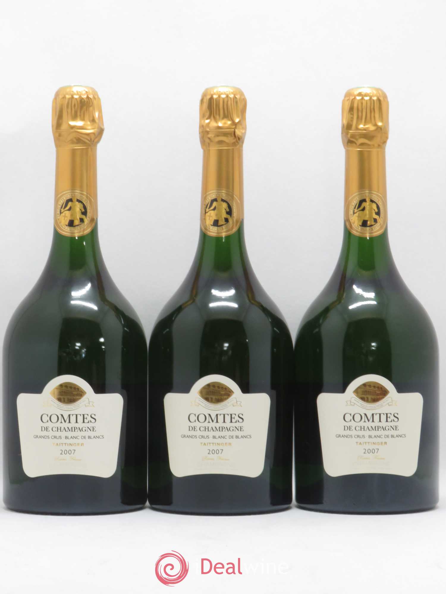 Comtes de Champagne Taittinger 2007 - Lot de 3 bouteilles - 0