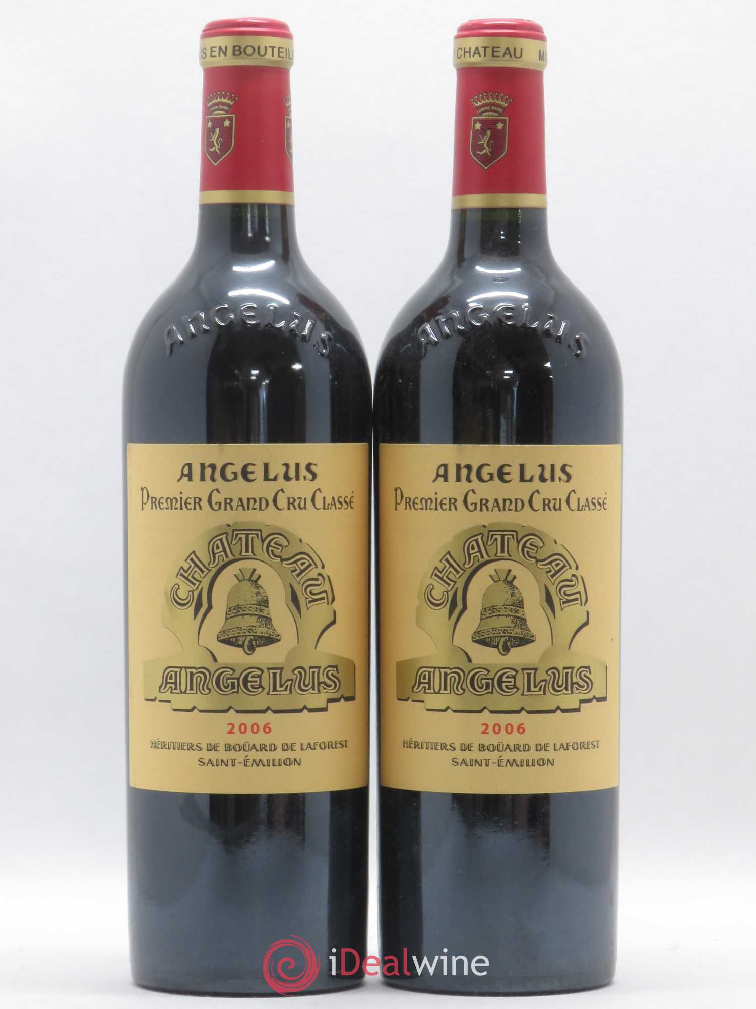 Château Angélus 1er Grand Cru Classé A 2006 - Lot de 2 bouteilles - 0