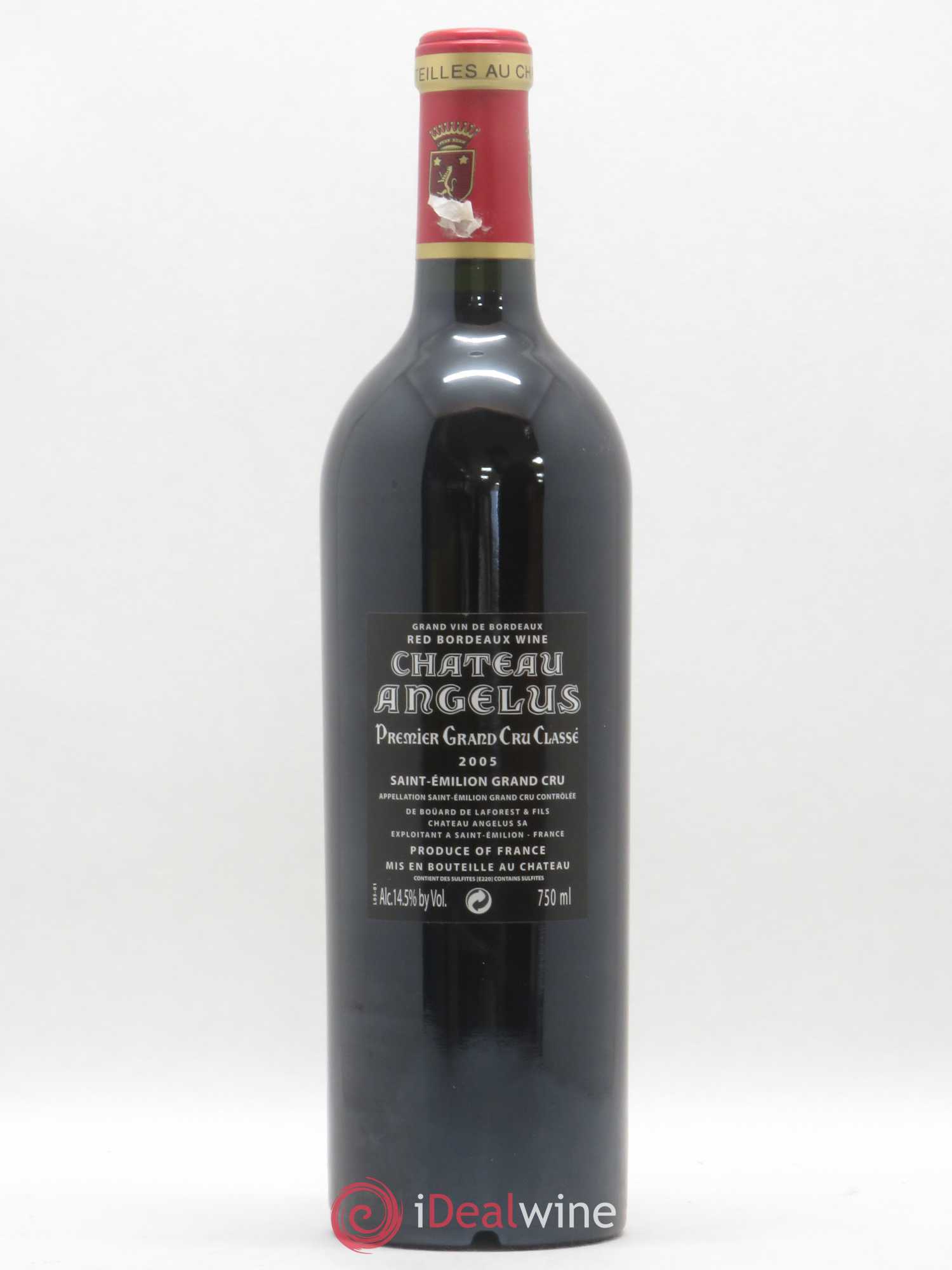 Château Angélus 1er Grand Cru Classé A 2005 - Lot de 1 bouteille - 1