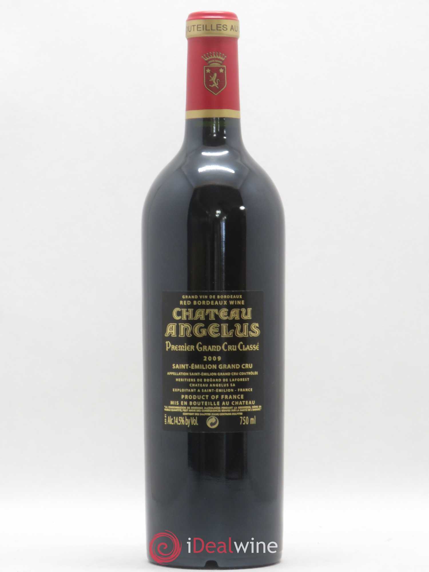 Château Angélus 1er Grand Cru Classé A 2009 - Lot de 1 bouteille - 1