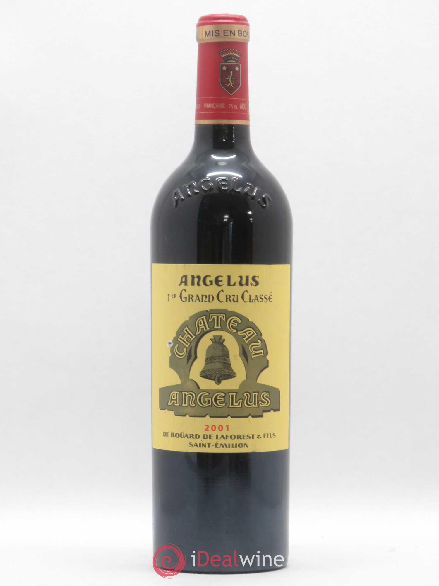 Château Angélus 1er Grand Cru Classé A 2001 - Lot de 1 bouteille - 0