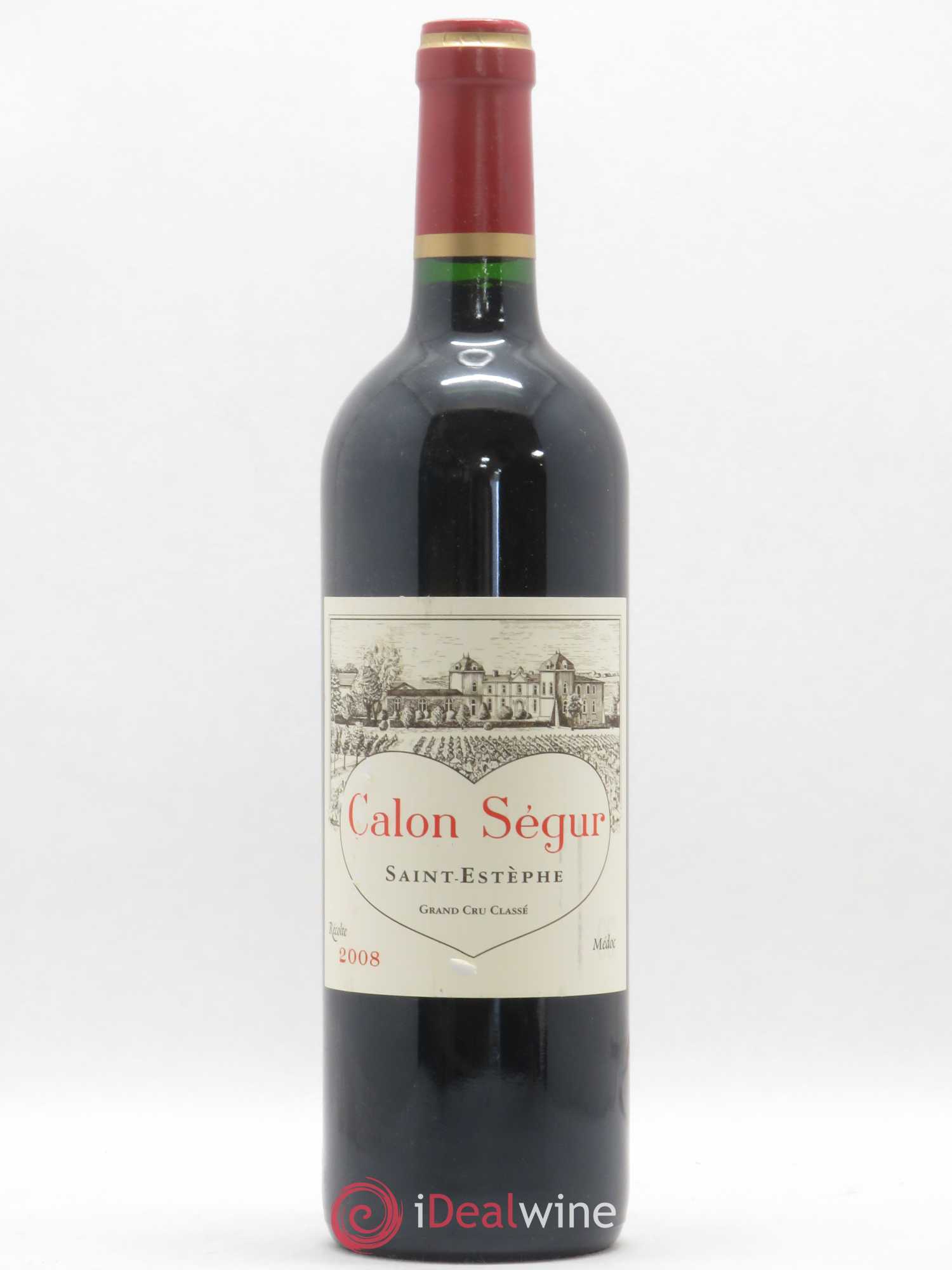 Château Calon Ségur 3ème Grand Cru Classé 2008 - Lot de 1 bouteille - 0