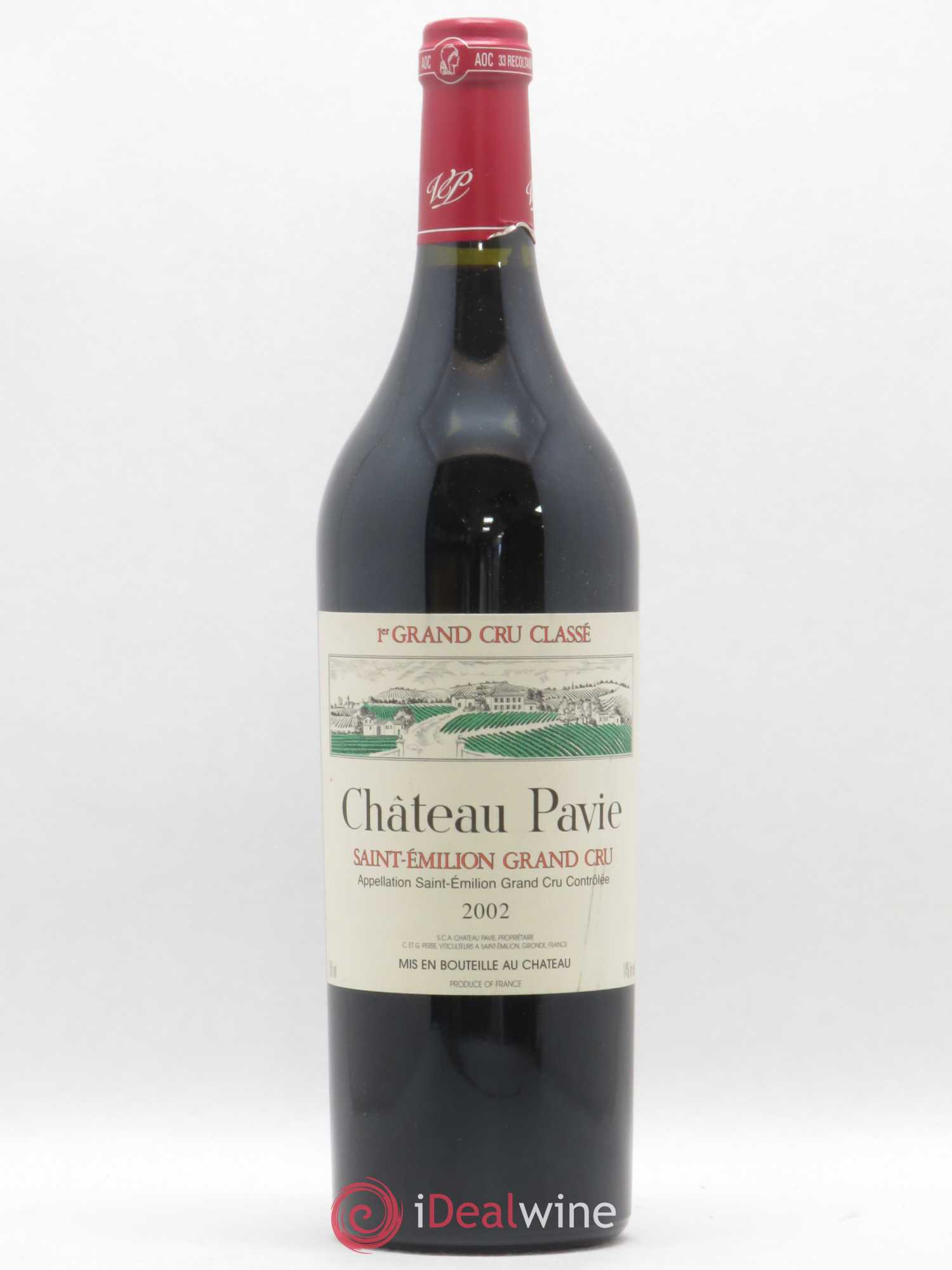 Château Pavie 1er Grand Cru Classé A 2002 - Lot de 1 bouteille - 0