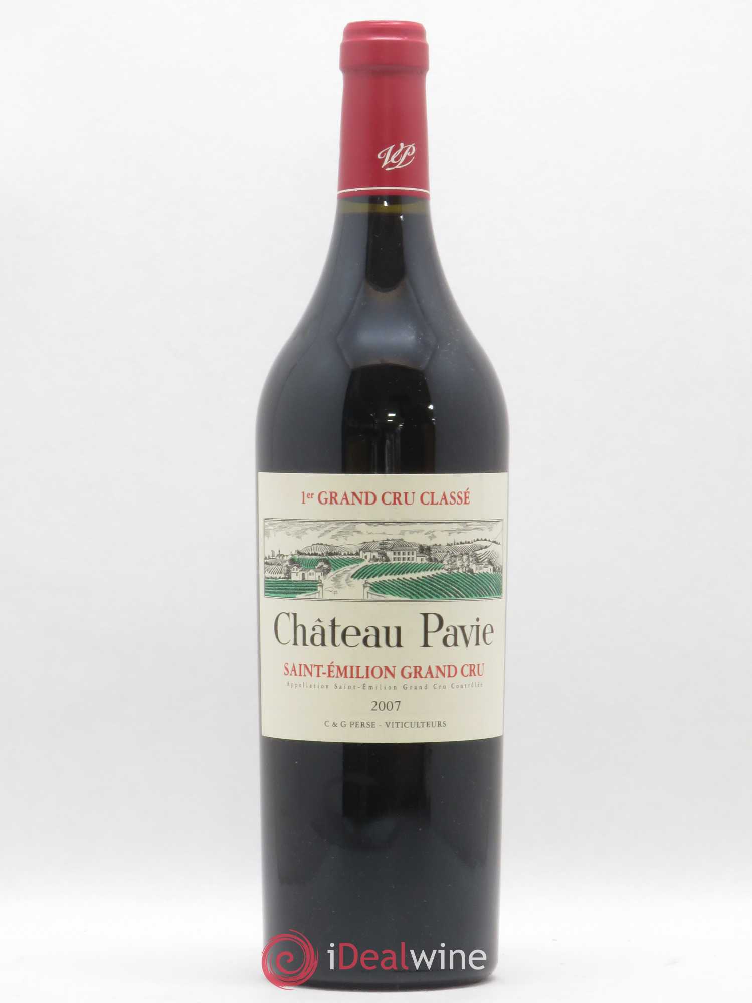 Château Pavie 1er Grand Cru Classé A 2007 - Lot de 1 bouteille - 0