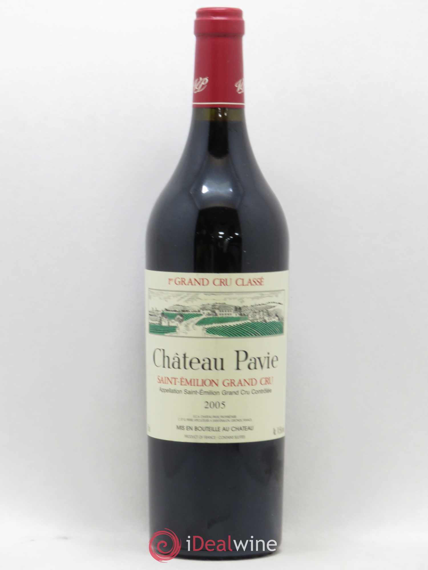 Château Pavie 1er Grand Cru Classé A 2005 - Lot de 1 bouteille - 0