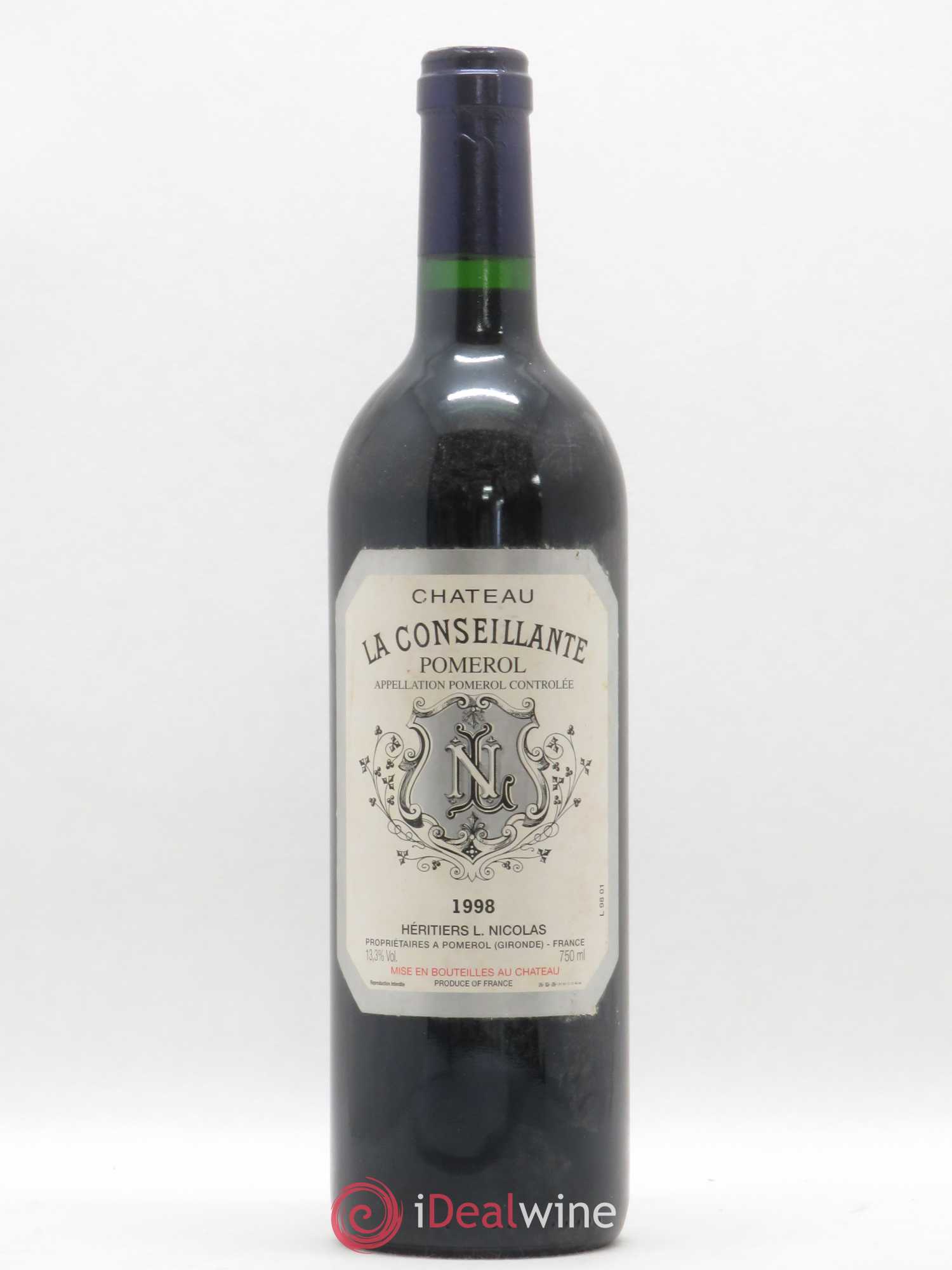 Château la Conseillante 1998 - Lot de 1 bouteille - 0
