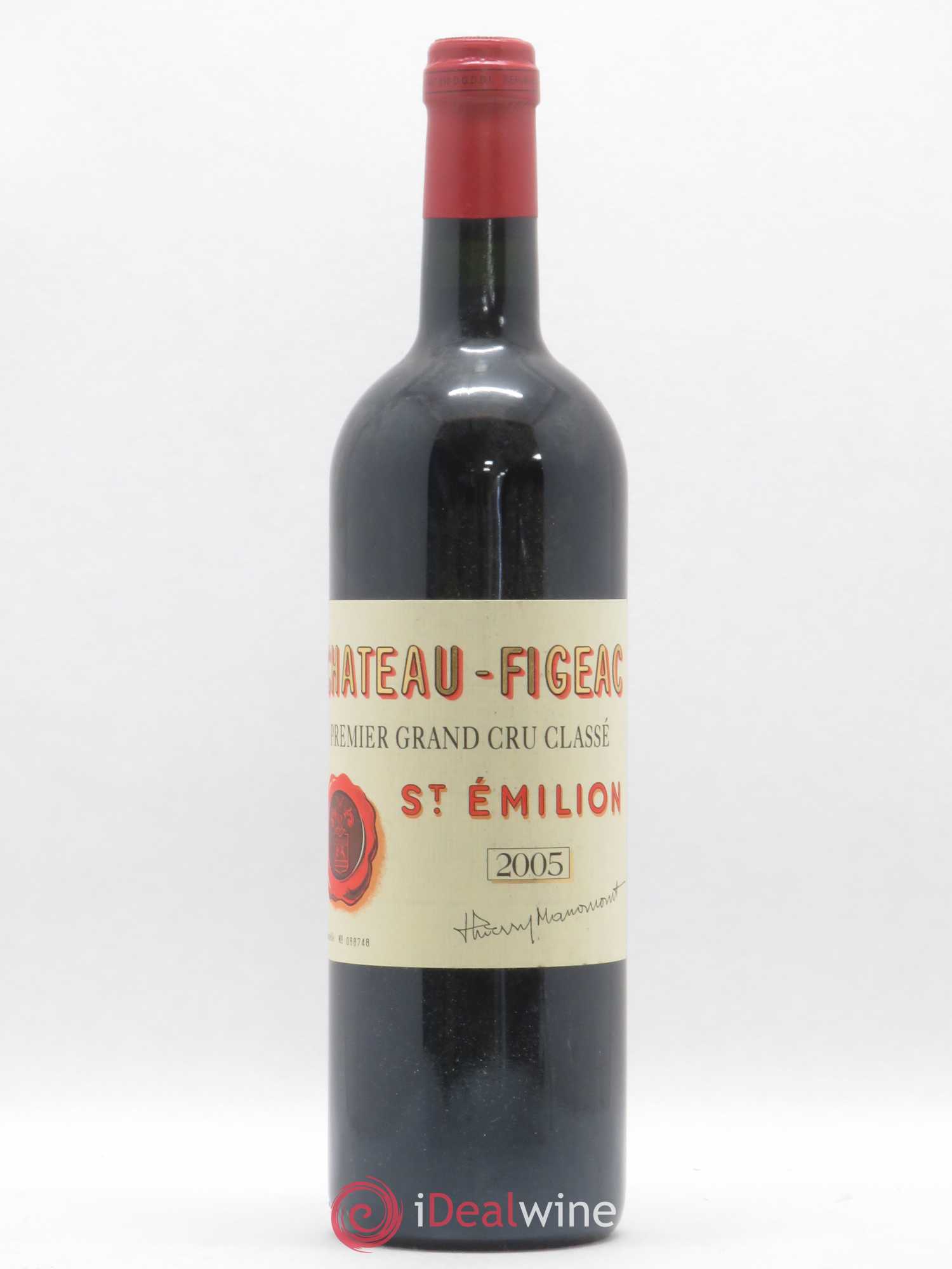 Château Figeac 1er Grand Cru Classé A 2005 - Lot de 1 bouteille - 0