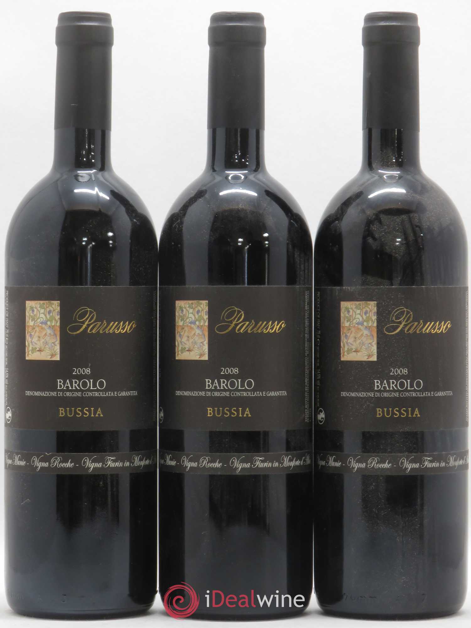 Barolo DOCG Bussia Armando Parusso 2008 - Lot of 3 bottles - 0