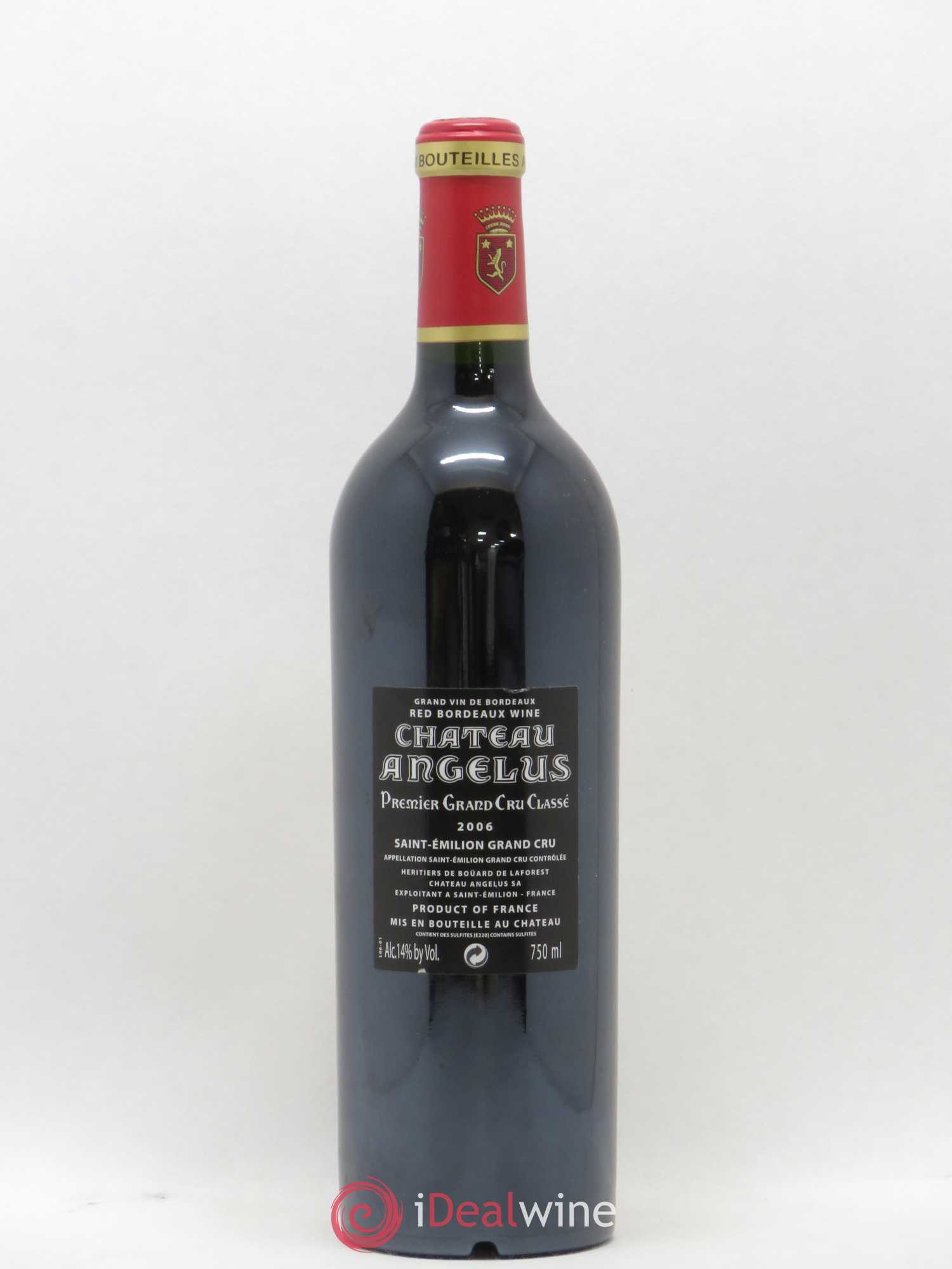 Château Angélus 1er Grand Cru Classé A 2006 - Lot de 1 bouteille - 1