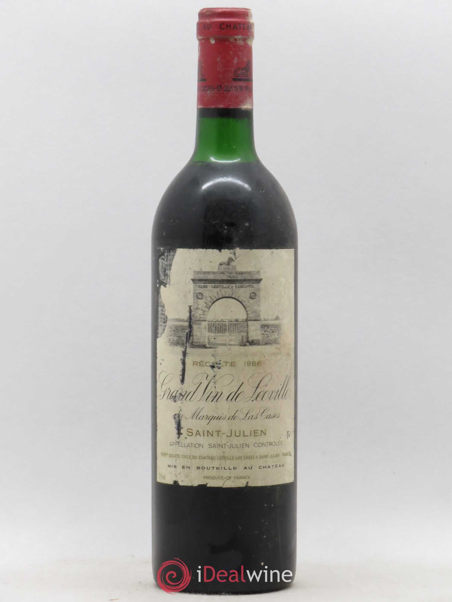 Château Léoville Las Cases 2ème Grand Cru Classé 1986 - Lot de 1 bouteille - 0