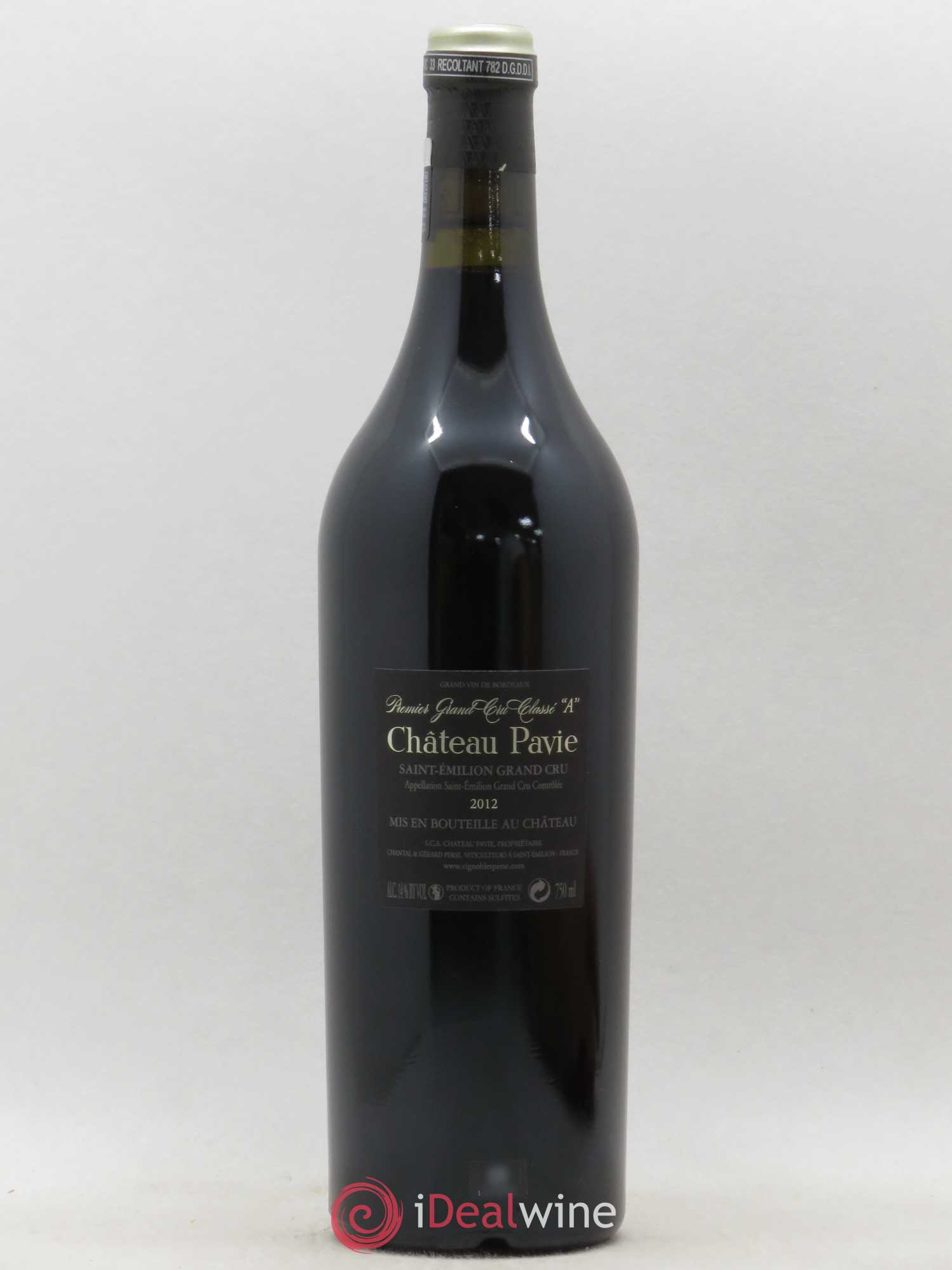 Château Pavie 1er Grand Cru Classé A 2012 - Lot de 1 bouteille - 1