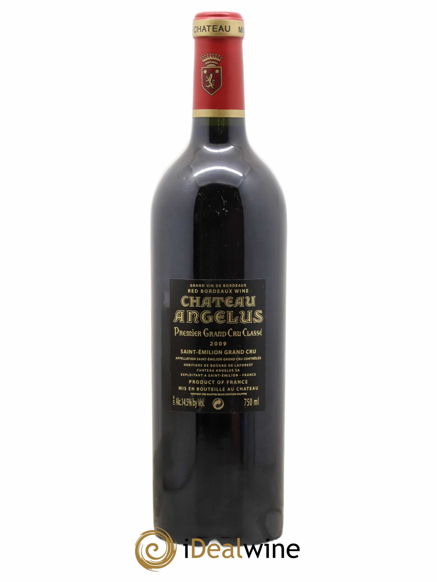 Château Angélus 1er Grand Cru Classé A 2009 - Lot de 1 bouteille - 1