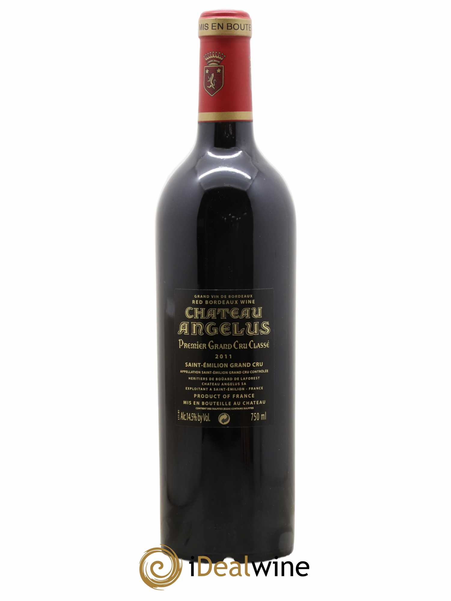 Château Angélus 1er Grand Cru Classé A 2011 - Lot de 1 bouteille - 1