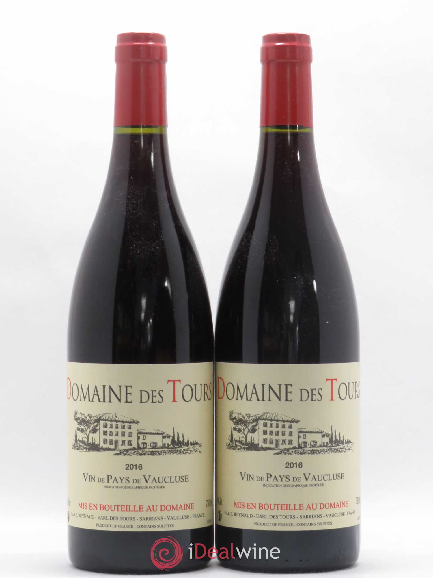 Vaucluse (Vin de Pays de Vaucluse) Domaine des Tours Emmanuel Reynaud 2016 - Lotto di 2 bottiglie - 0
