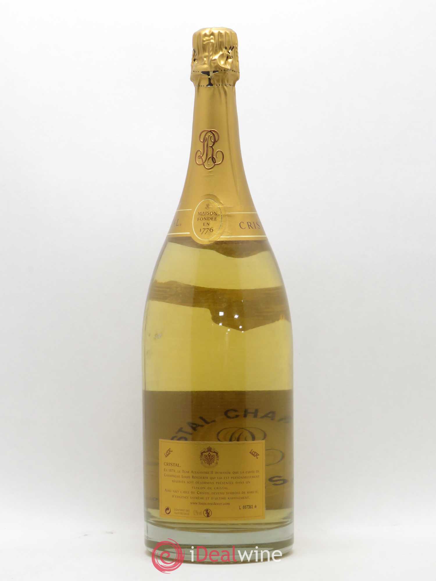 Cristal Louis Roederer 2002 - Lot de 1 magnum - 1