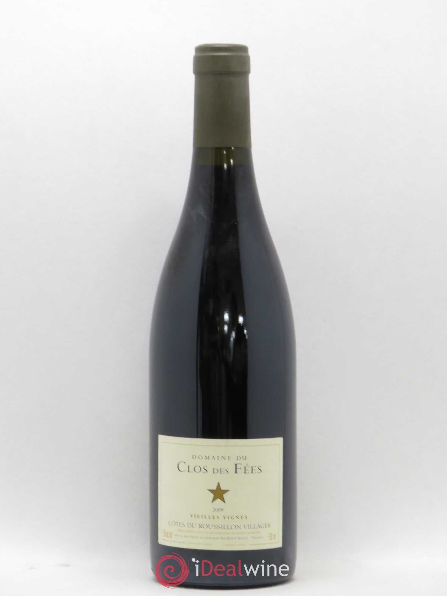 Côtes du Roussillon Villages Clos des Fées Vieilles vignes Hervé Bizeul 2009 - Lot de 1 bouteille - 0
