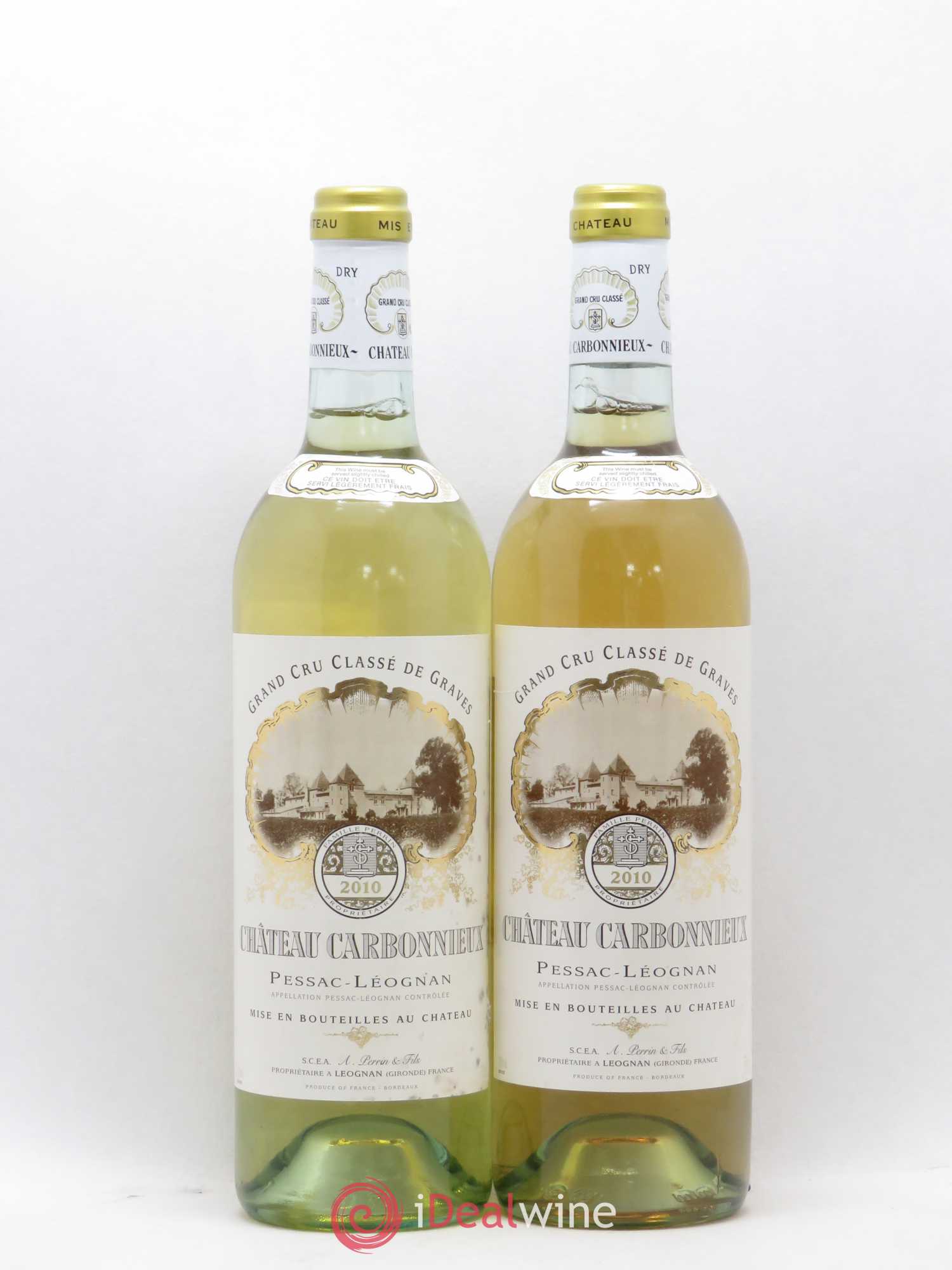 Château Carbonnieux Cru Classé de Graves (sans prix de réserve) 2010 - Lot de 2 bouteilles - 0