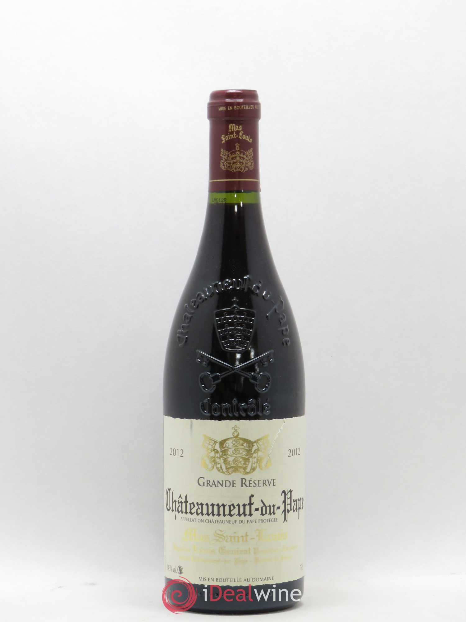Châteauneuf-du-Pape Mas Saint-Louis Grande Réserve 2012 - Posten von 1 Flasche - 0