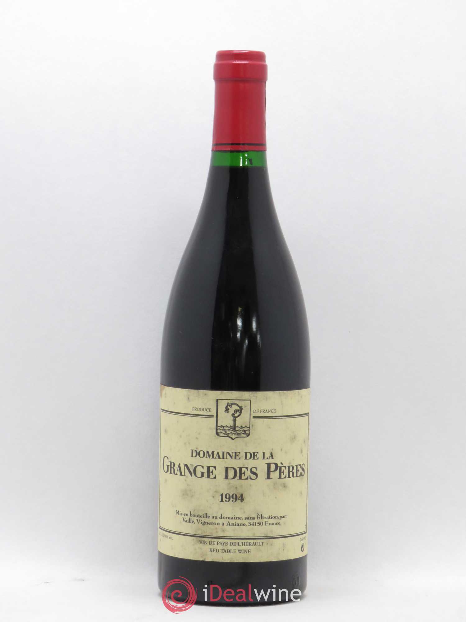 Pays d'Hérault Grange des Pères Laurent Vaillé 1994 - Lot de 1 bouteille - 0