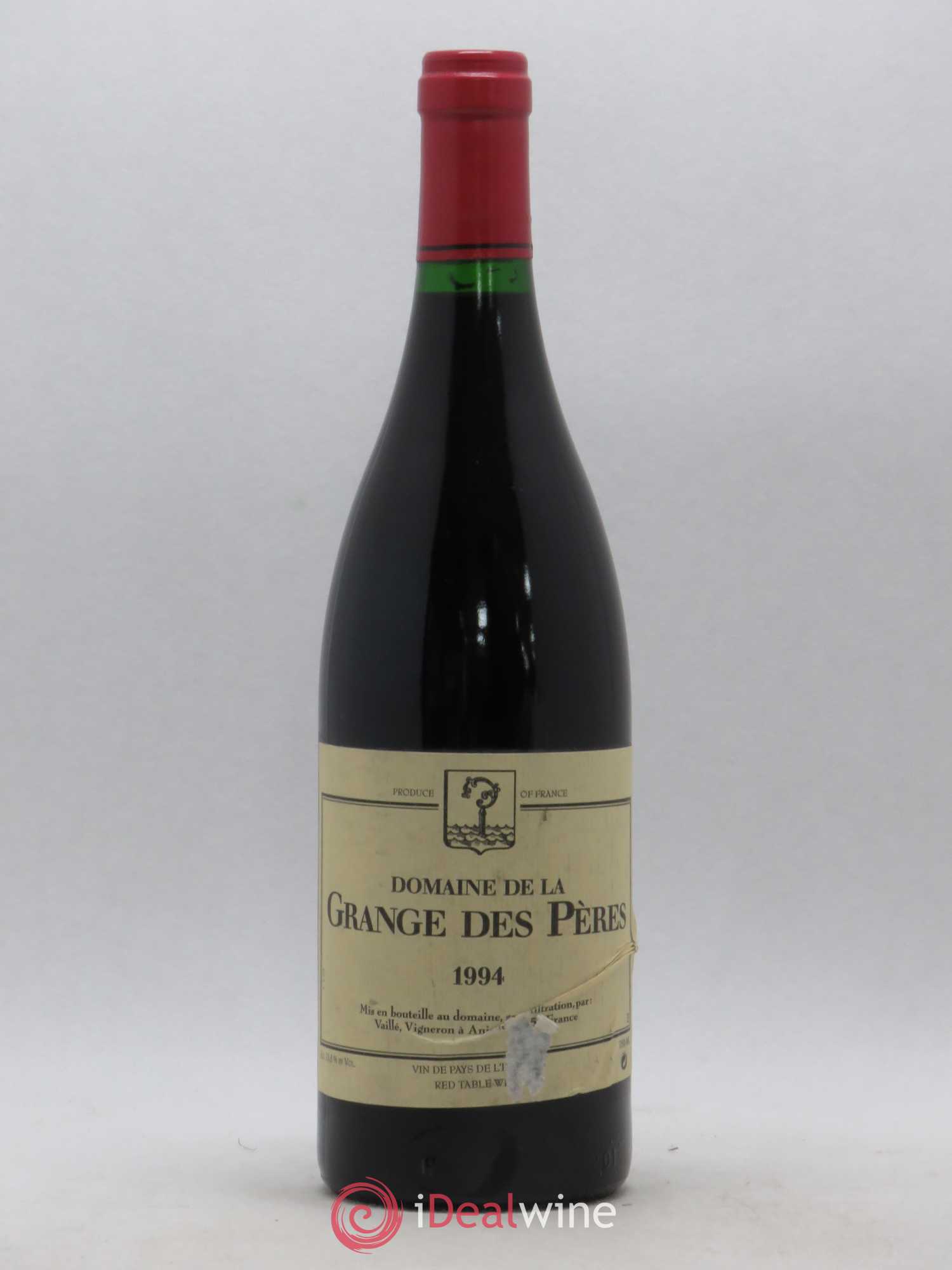 Pays d'Hérault Grange des Pères Laurent Vaillé 1994 - Lot de 1 bouteille - 0