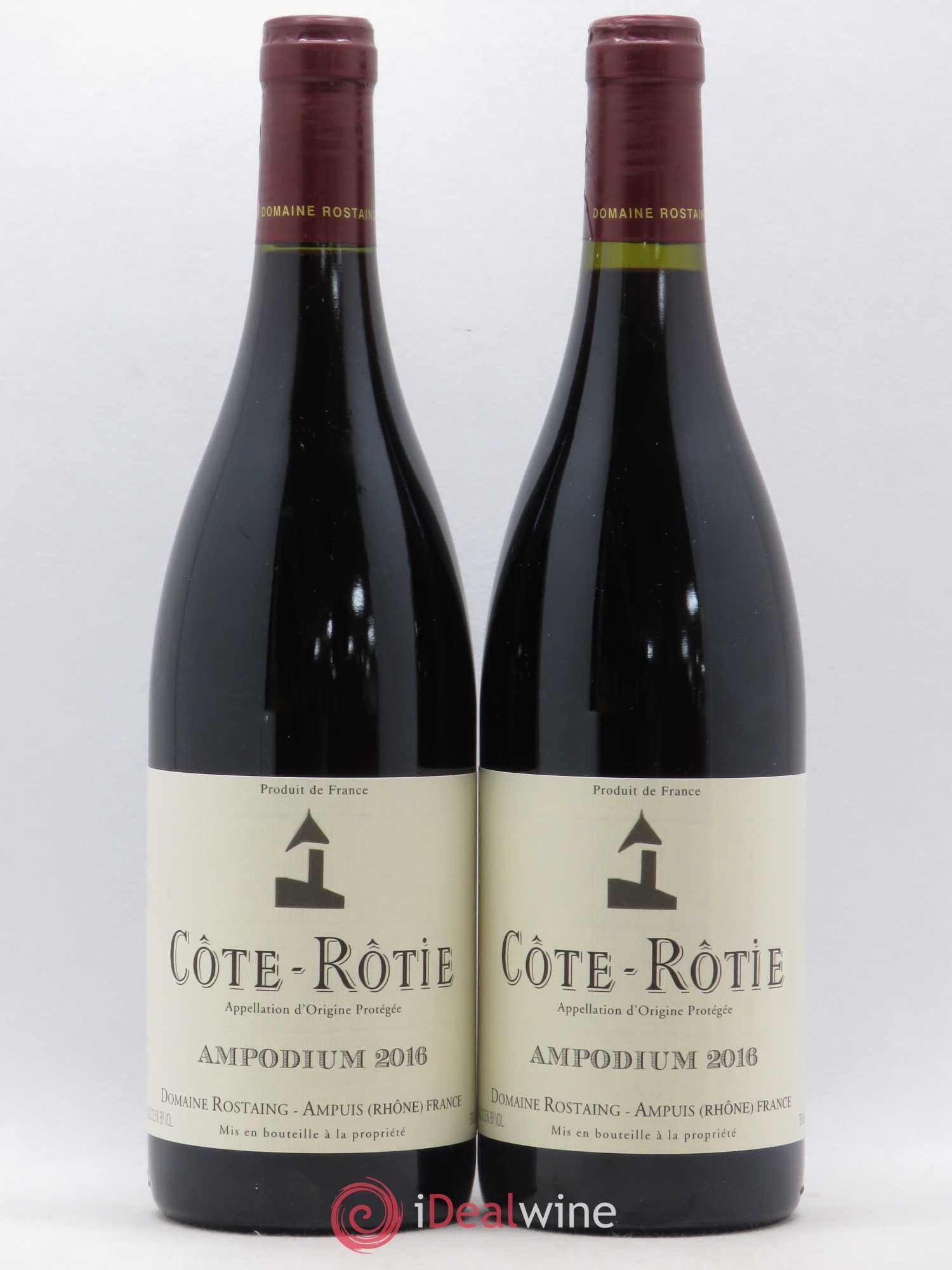Côte-Rôtie Ampodium René Rostaing 2016 - Lot of 2 bottles - 0
