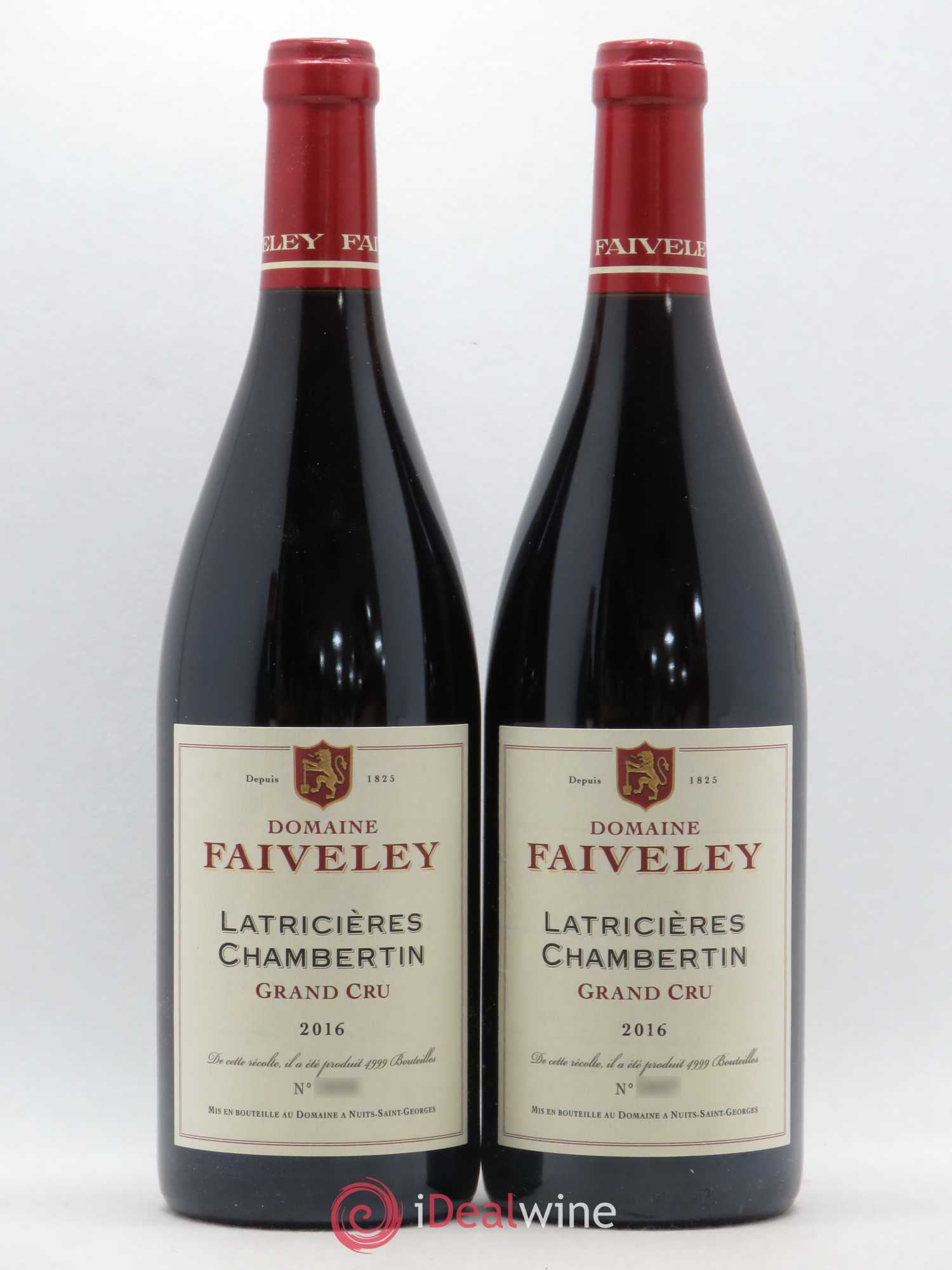 Latricières-Chambertin Grand Cru Faiveley 2016 - Lot de 2 bouteilles - 0