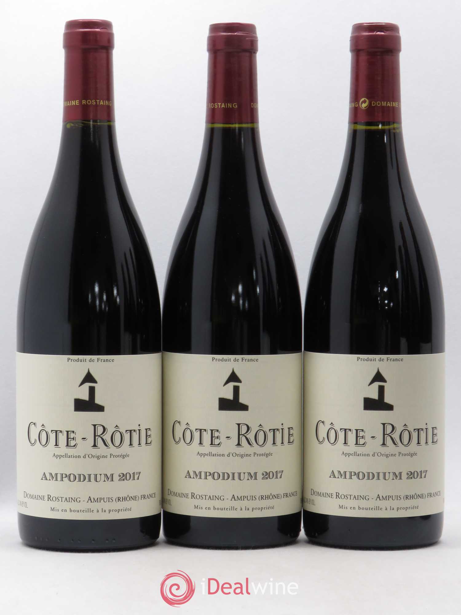 Côte-Rôtie Ampodium René Rostaing 2017 - Lot of 6 bottles - 1