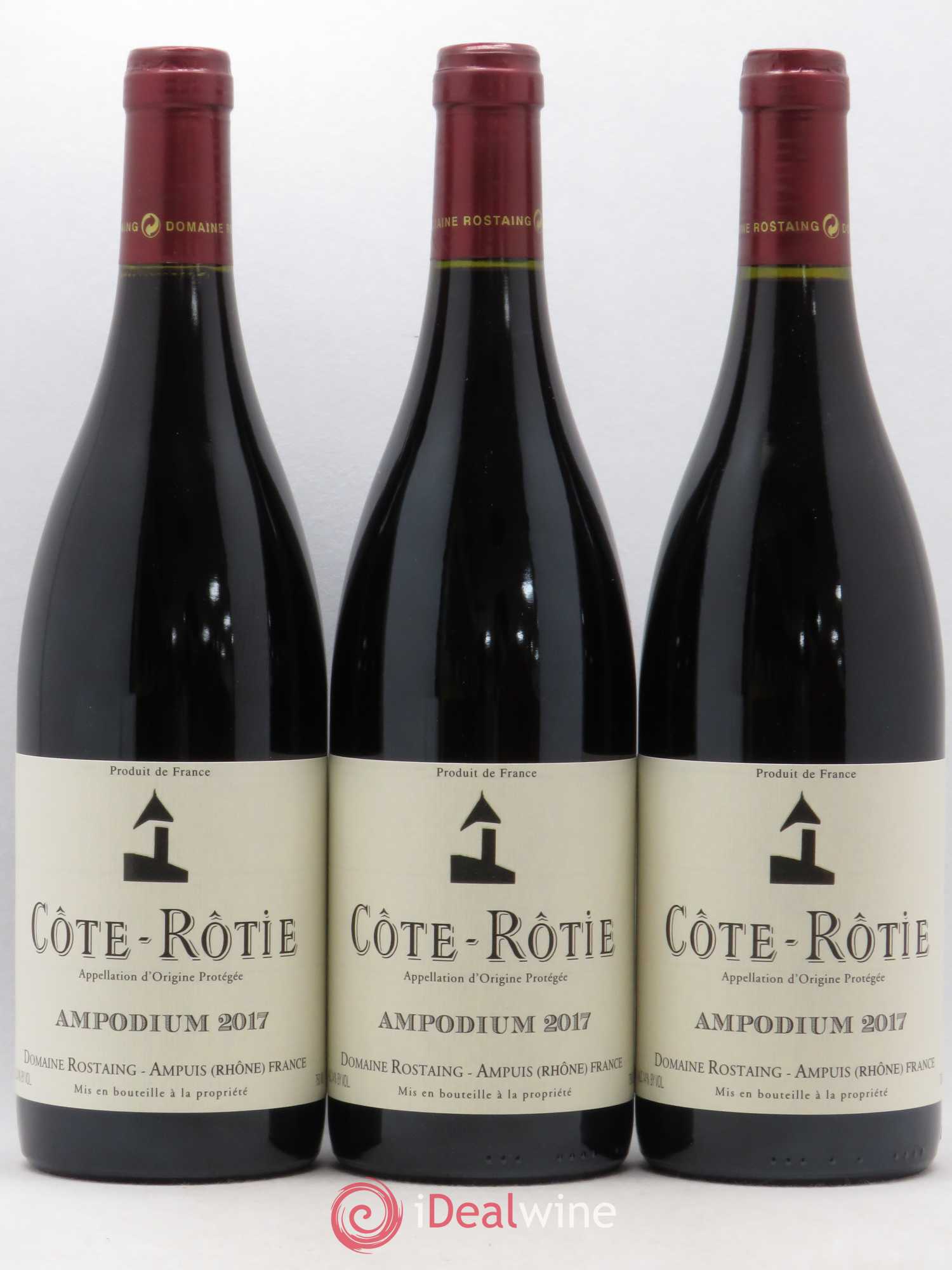 Côte-Rôtie Ampodium René Rostaing 2017 - Lotto di 3 bottiglie - 0