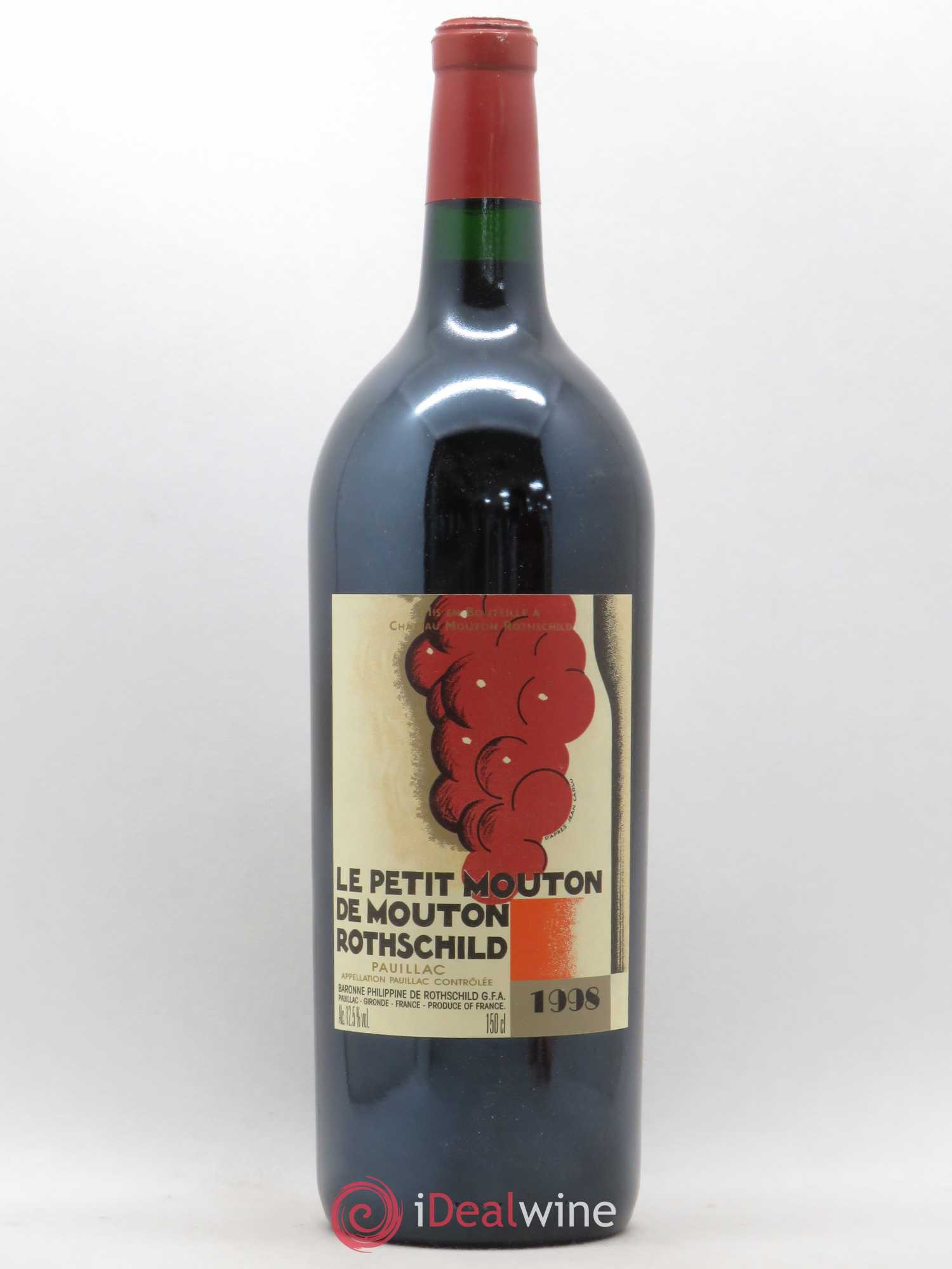 Petit Mouton Second Vin 1998 - Lot de 1 magnum - 0