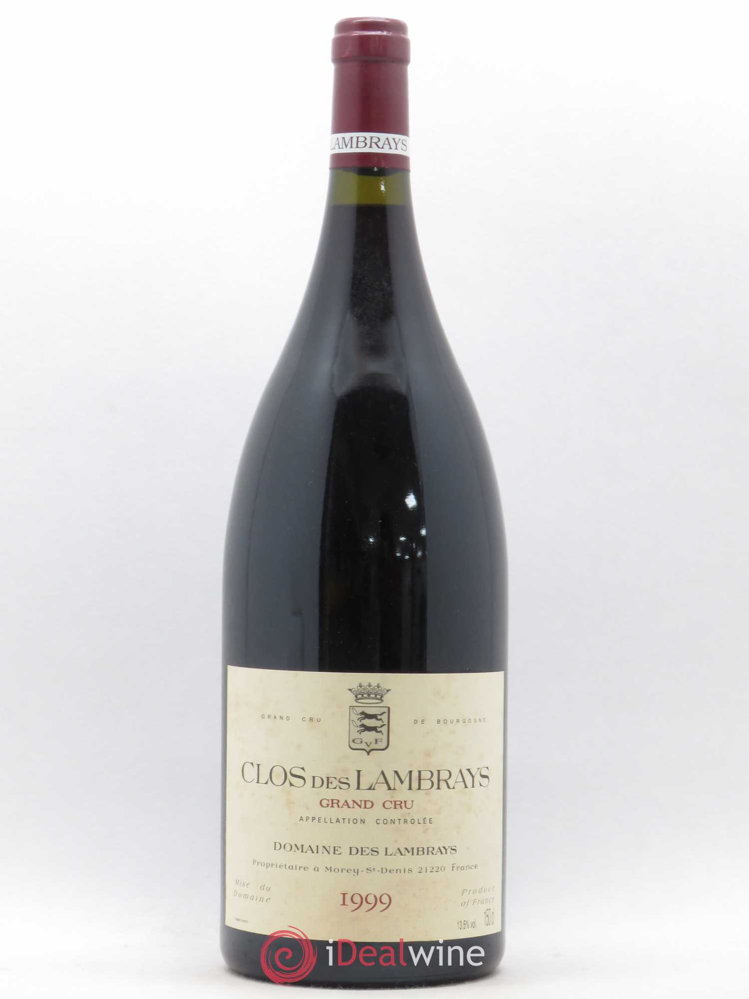 Clos des Lambrays Grand Cru Domaine des Lambrays 1999 - Lot de 1 magnum - 0