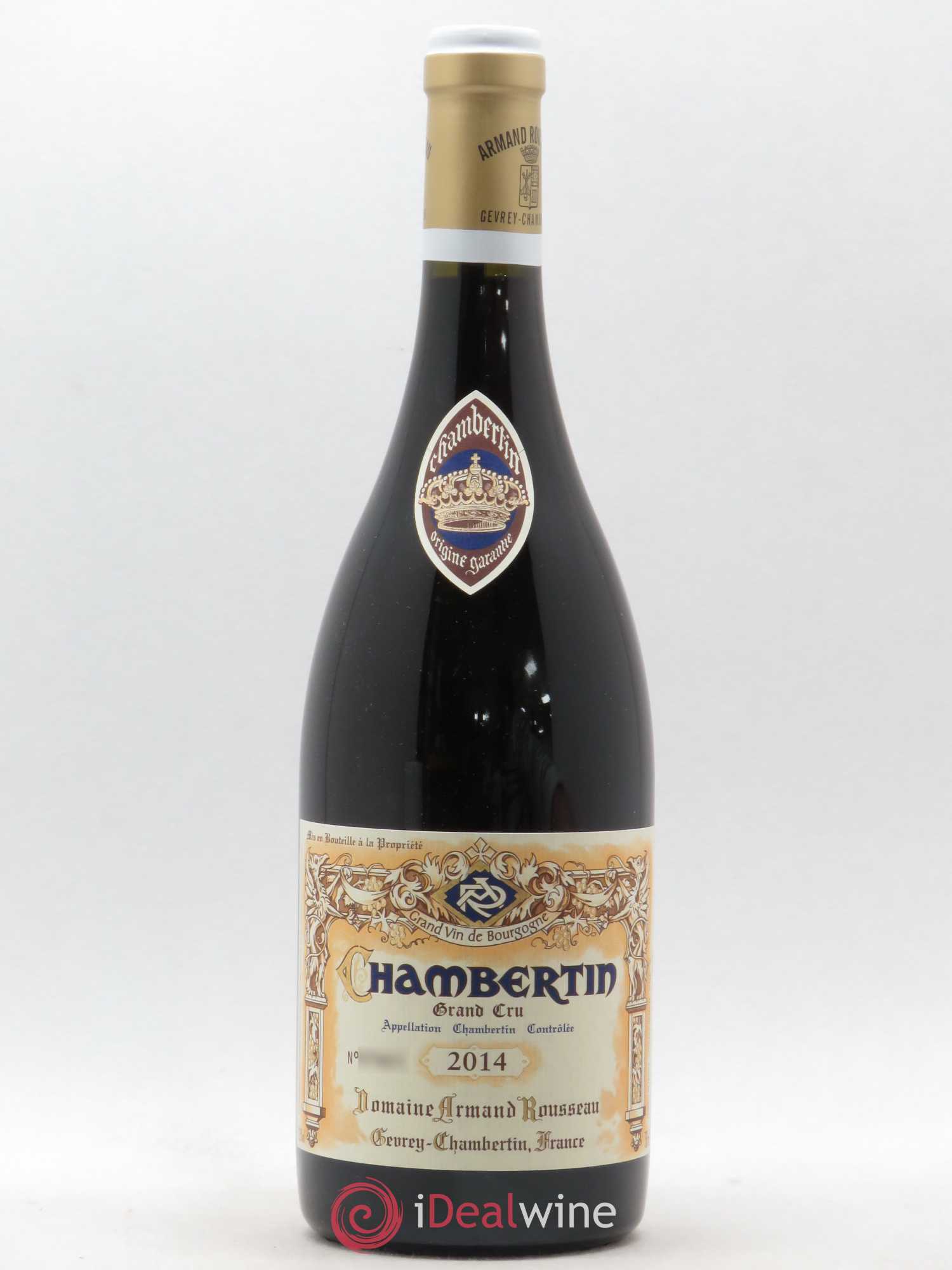Chambertin Grand Cru Armand Rousseau (Domaine) 2014 - Lot de 1 bouteille - 0