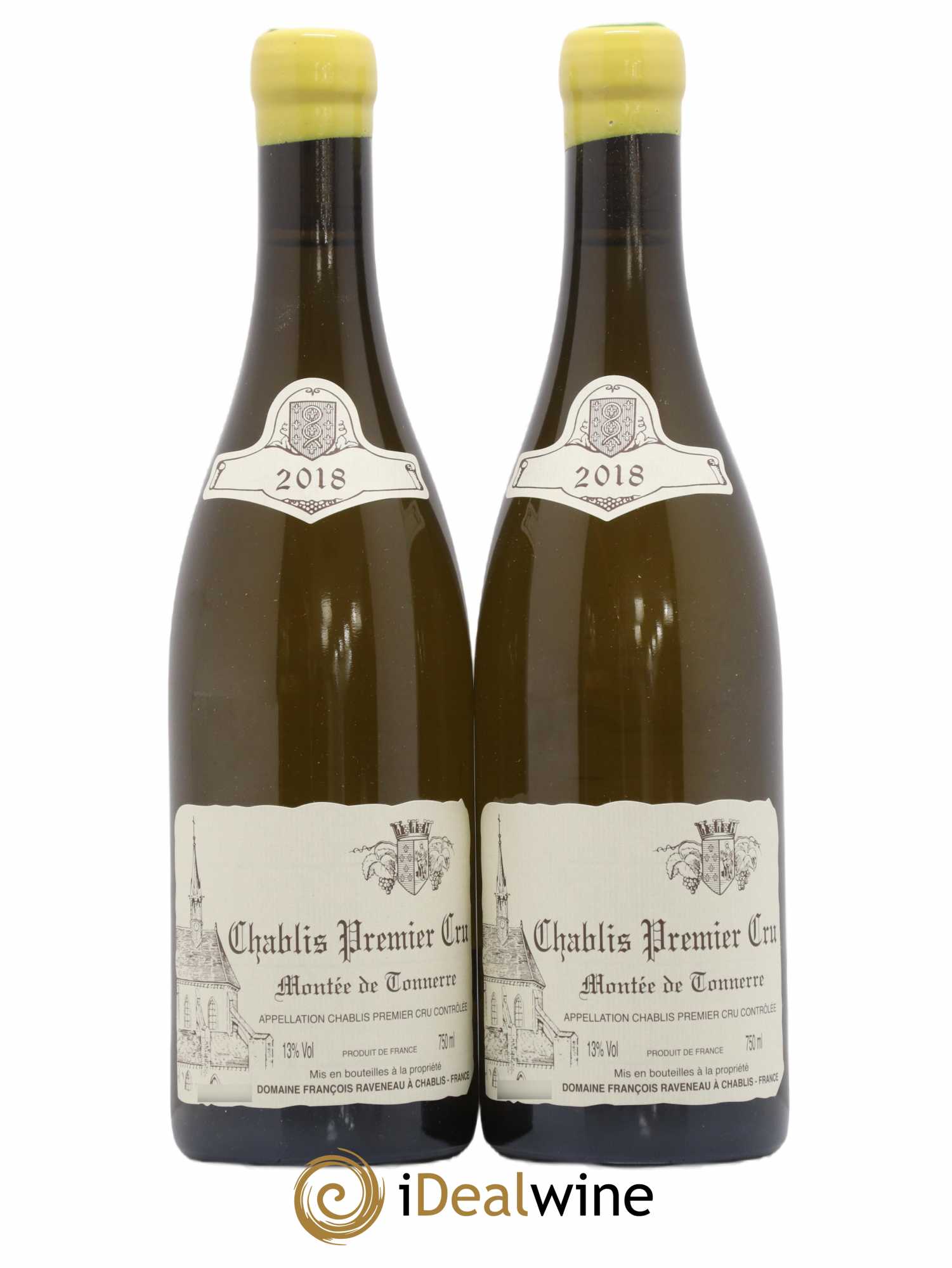 Chablis 1er Cru Montée de Tonnerre Raveneau (Domaine) 2018 - Lot de 2 bouteilles - 0