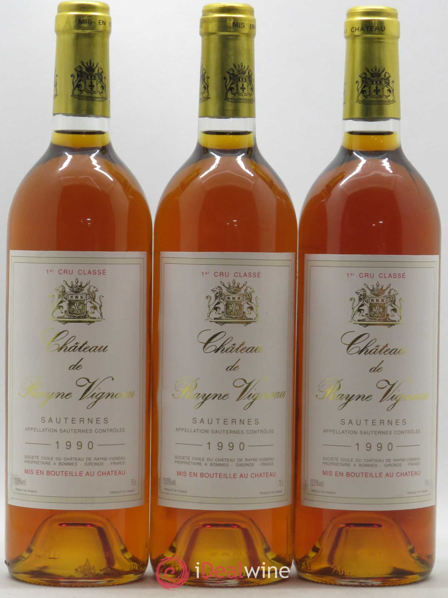 Château de Rayne Vigneau 1er Grand Cru Classé 1990 - Lotto di 12 bottiglie - 2