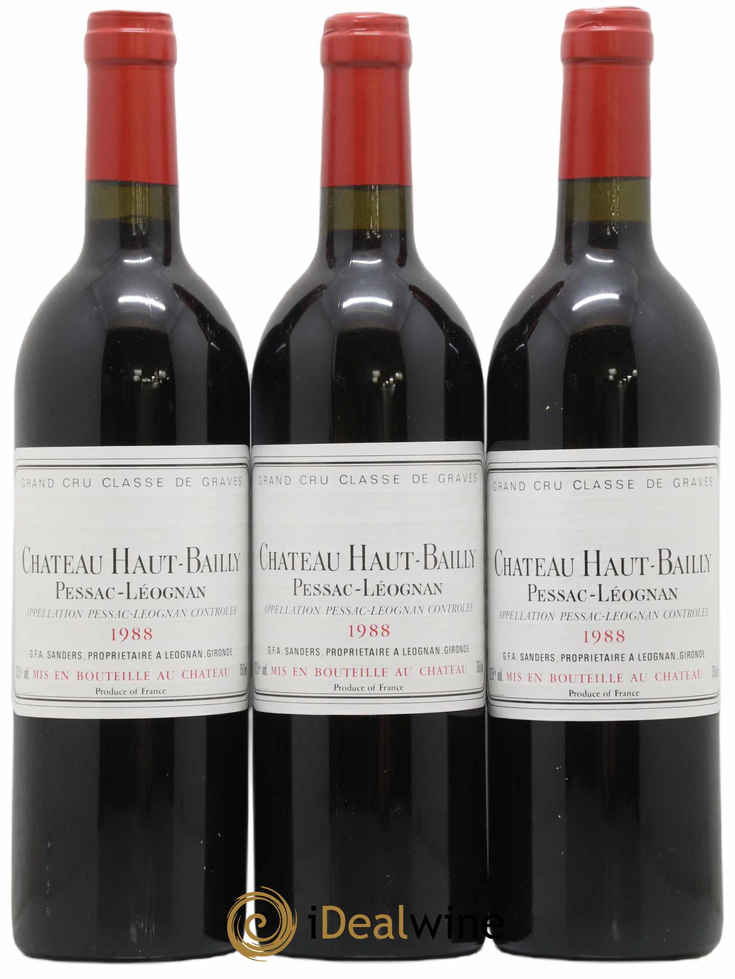 Château Haut-Bailly Cru Classé de Graves 1988 - Lot de 12 bouteilles - 3