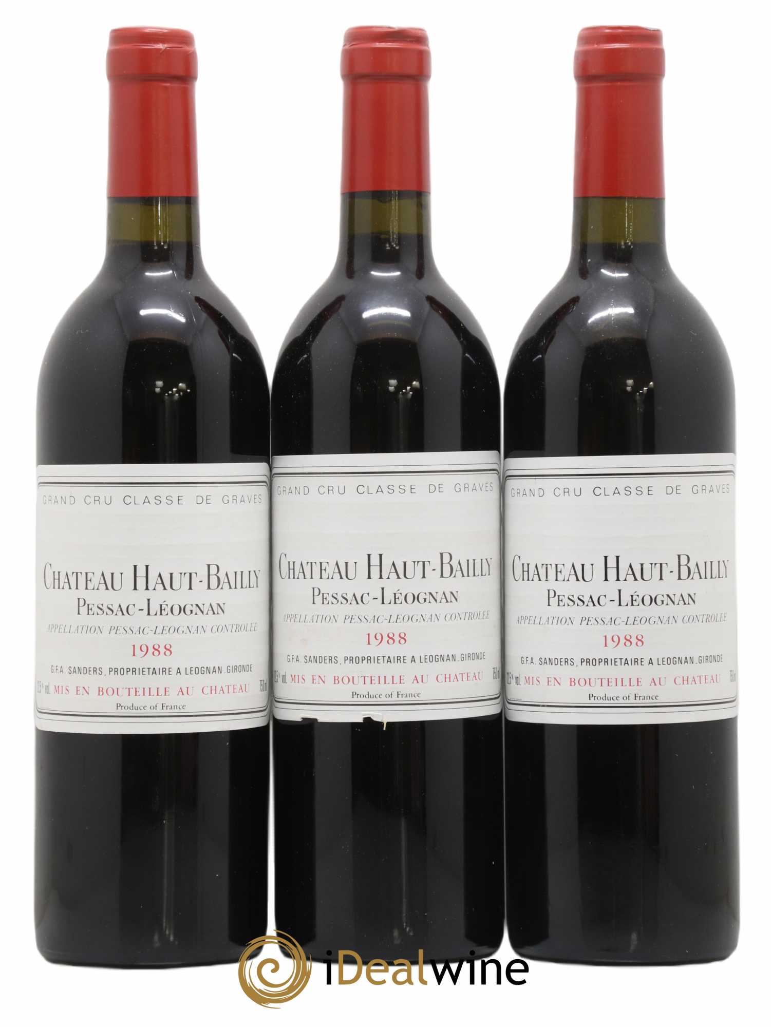 Château Haut-Bailly Cru Classé de Graves 1988 - Lot de 12 bouteilles - 4