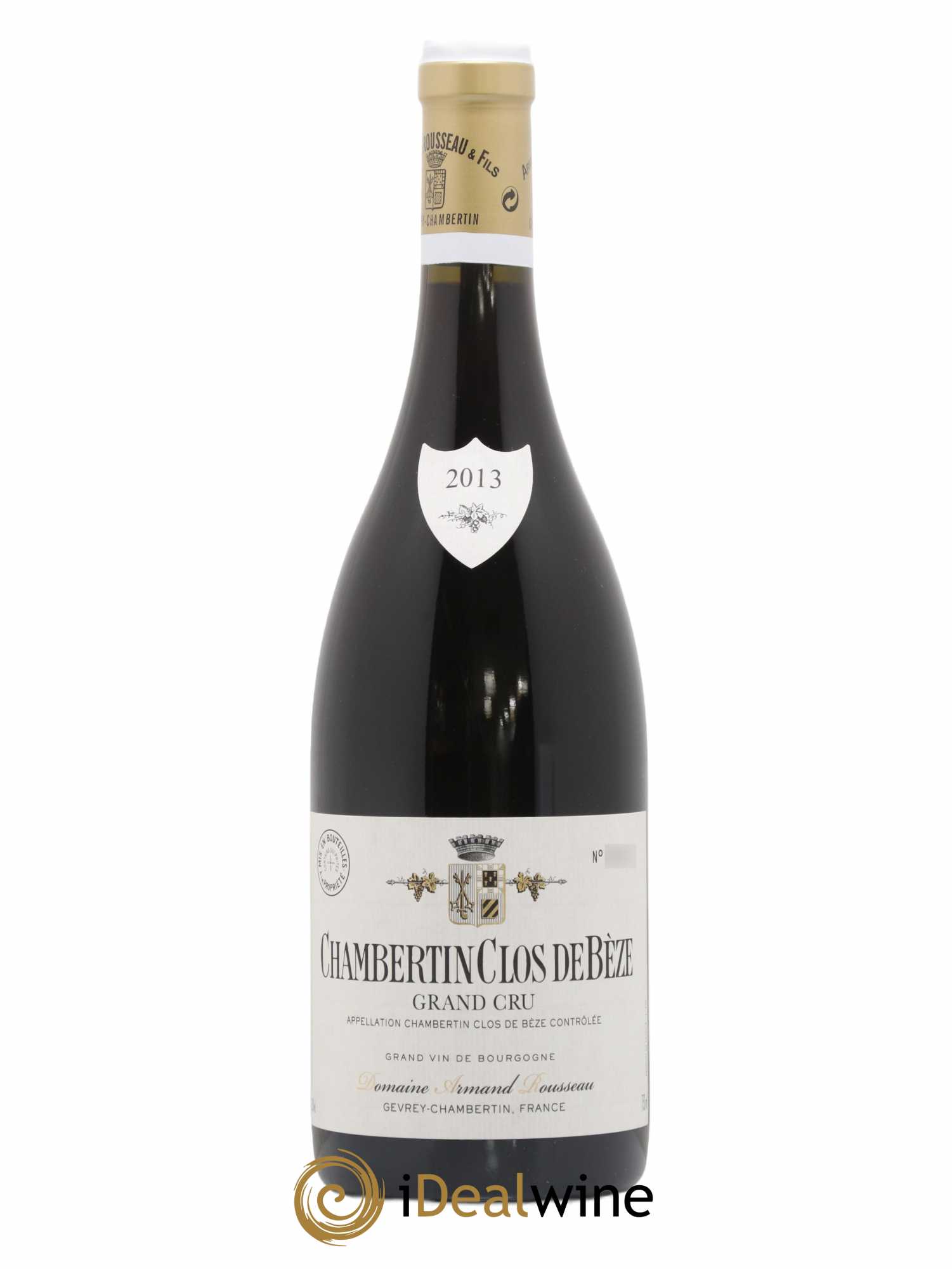 Chambertin Clos de Bèze Grand Cru Armand Rousseau (Domaine) 2013 - Lot de 1 bouteille - 0
