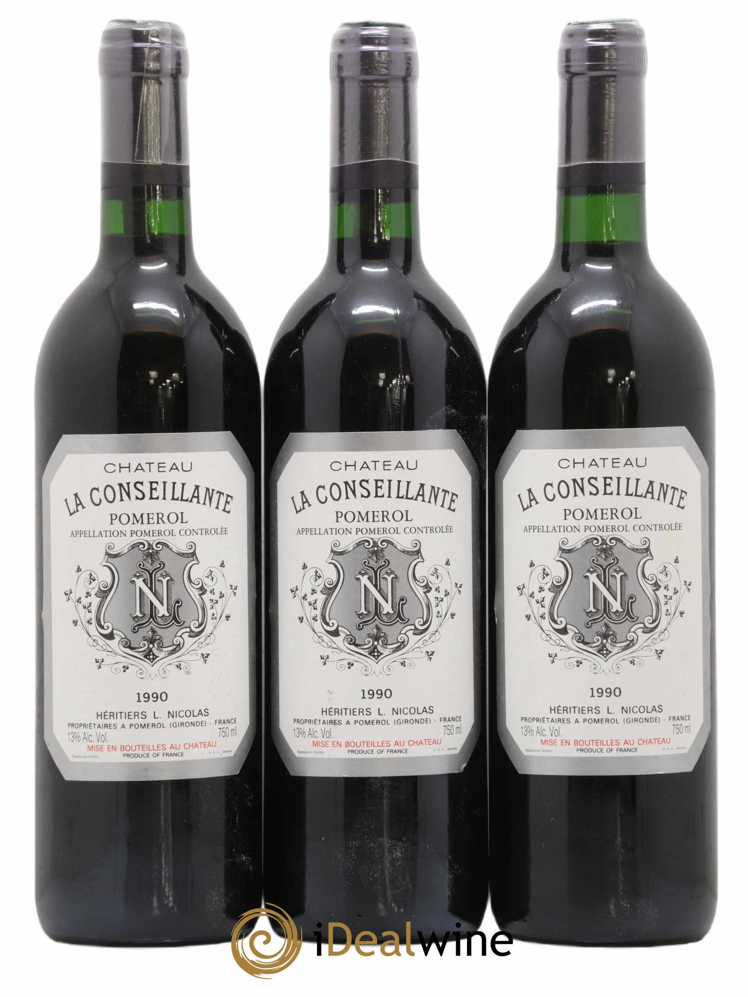 Château la Conseillante 1990 - Lot de 12 bouteilles - 2