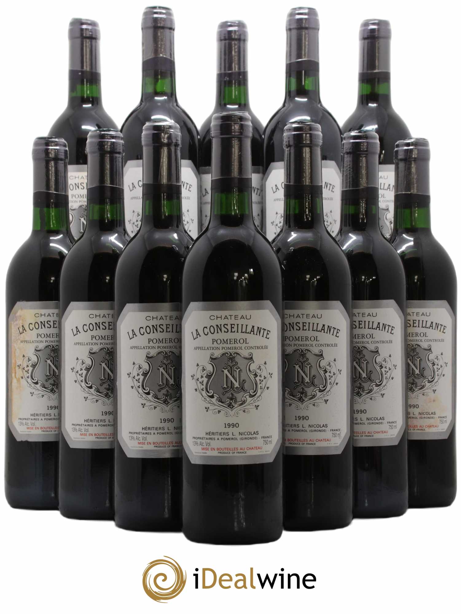 Château la Conseillante 1990 - Lot de 12 bouteilles - 0