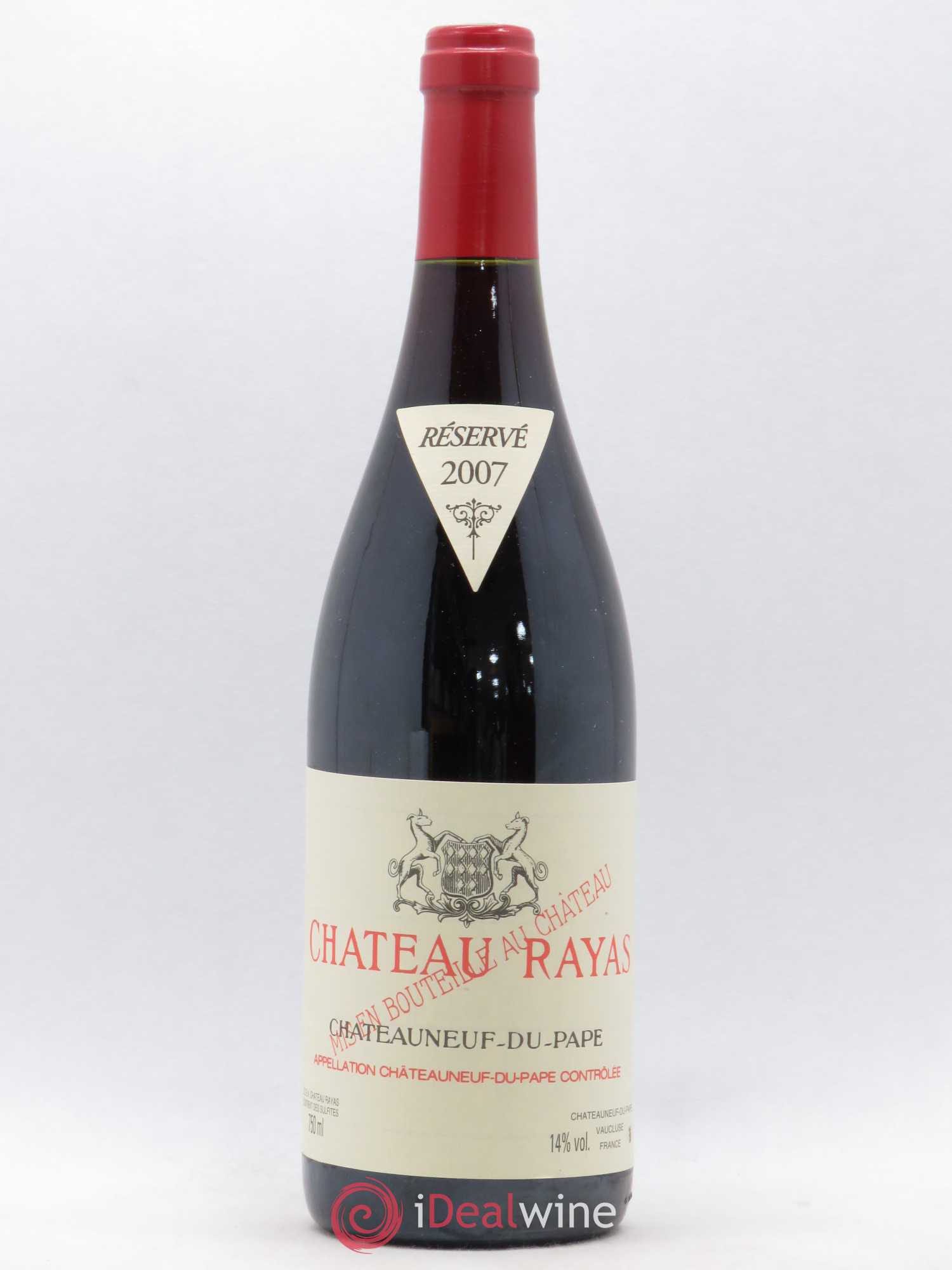 Châteauneuf-du-Pape Château Rayas Emmanuel Reynaud 2007 - Lot de 1 bouteille - 0