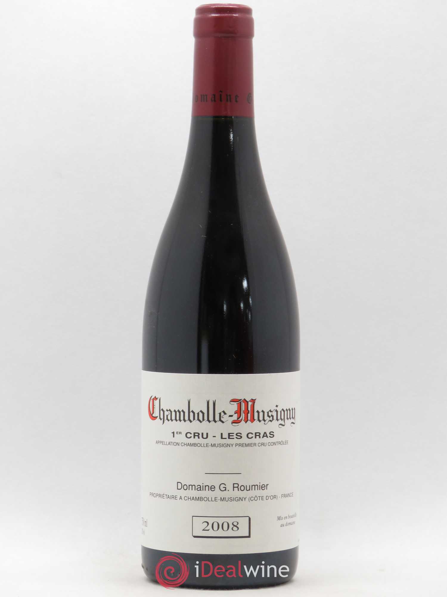 Chambolle-Musigny 1er Cru Les Cras Georges Roumier (Domaine) 2008 - Lot de 1 bouteille - 0
