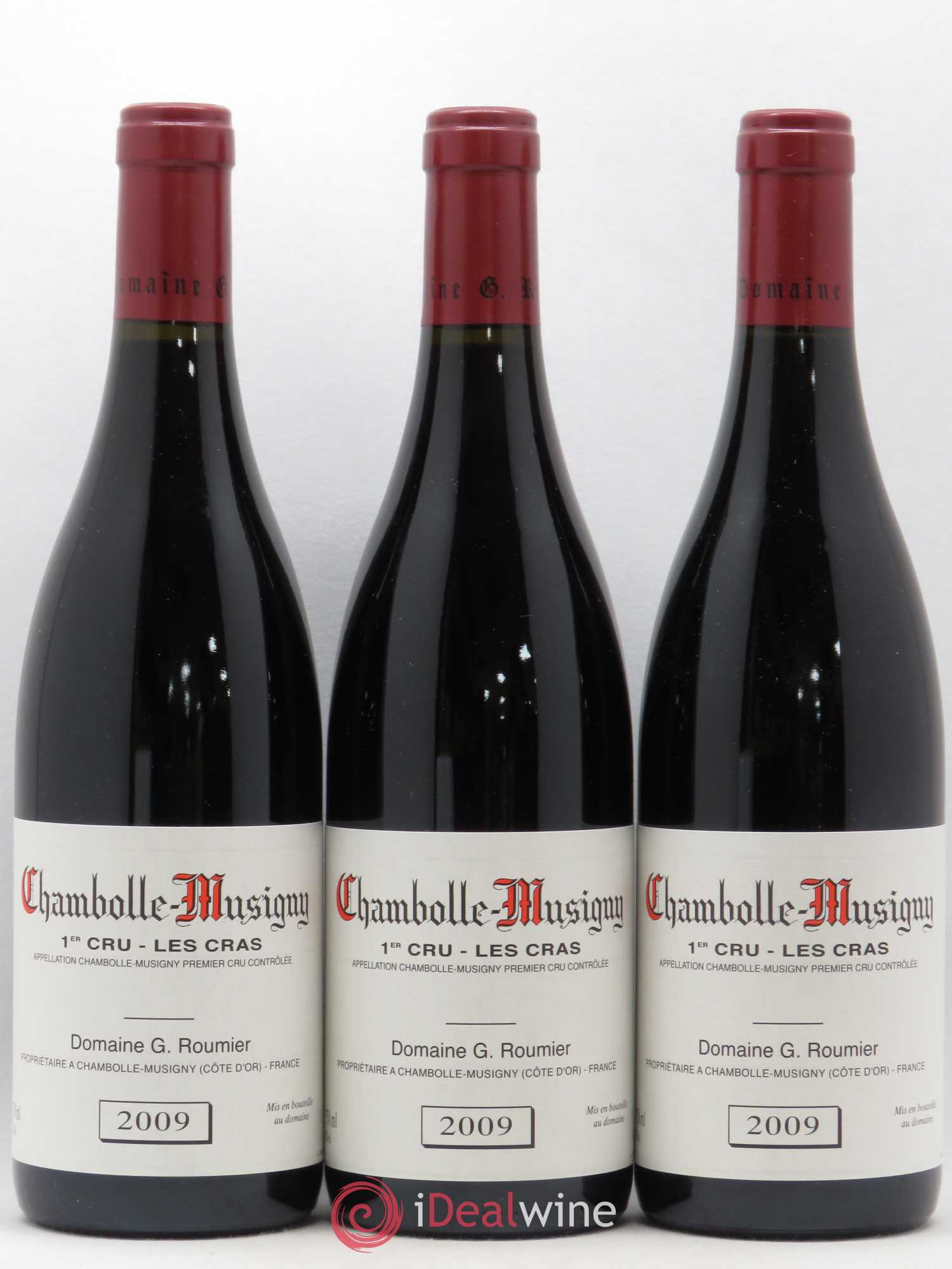 Chambolle-Musigny 1er Cru Les Cras Georges Roumier (Domaine) 2009 - Lot de 3 bouteilles - 0