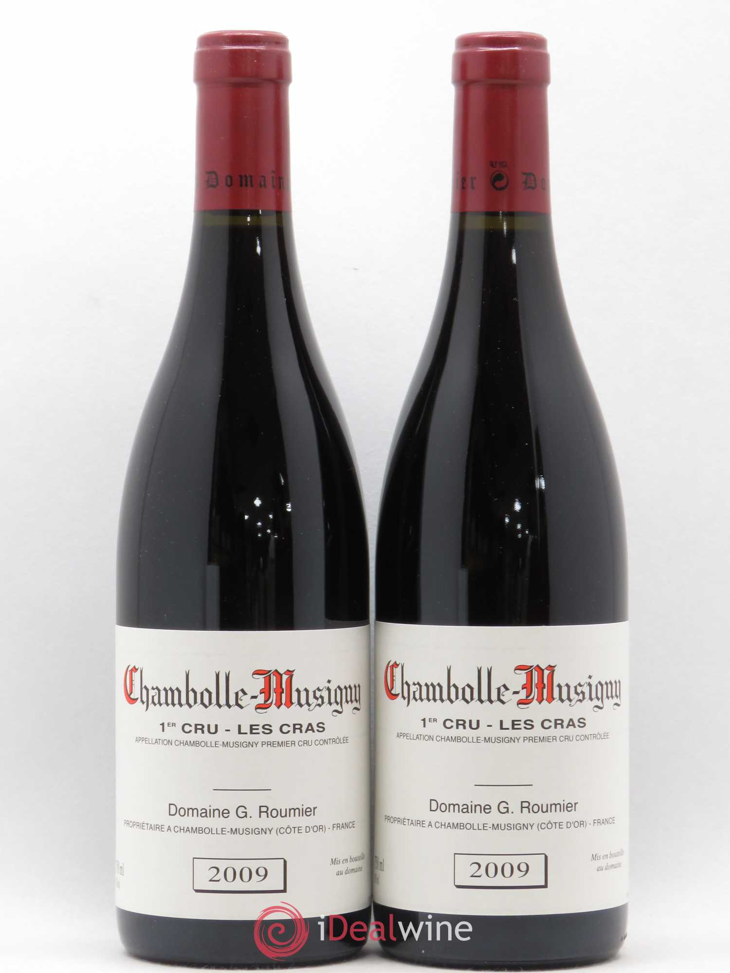 Chambolle-Musigny 1er Cru Les Cras Georges Roumier (Domaine) 2009 - Lot de 2 bouteilles - 0